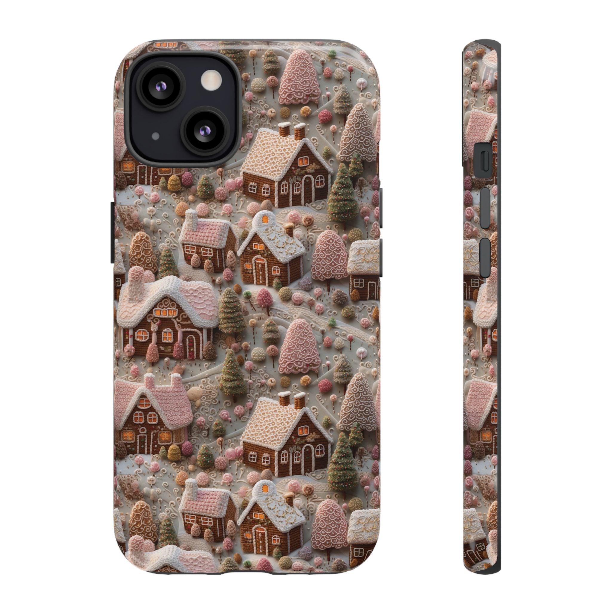 Gingerbread House 3D Phone Case Durable for iPhone Samsung Gift iPhone 15, 14, 13 Samsung Pixel Gift for Mom Accessory Gift for Her