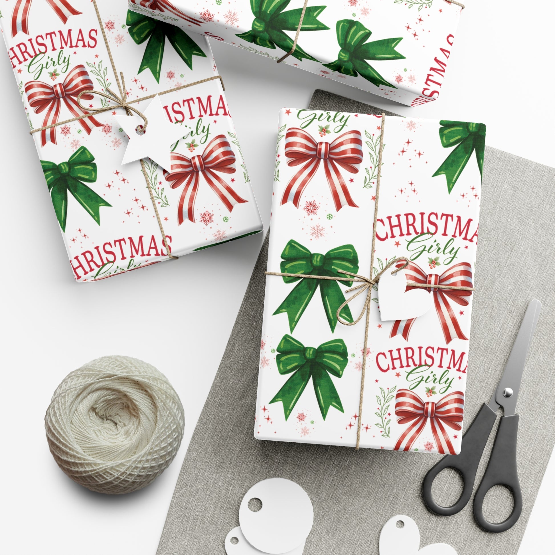 Girly Christmas Wrapping Paper | Cozy Holiday Gift Wrap | Perfect for Christmas Presents, Wedding Celebrations, and Winter Wonderland Themes Christmas - MRSBYVALLE