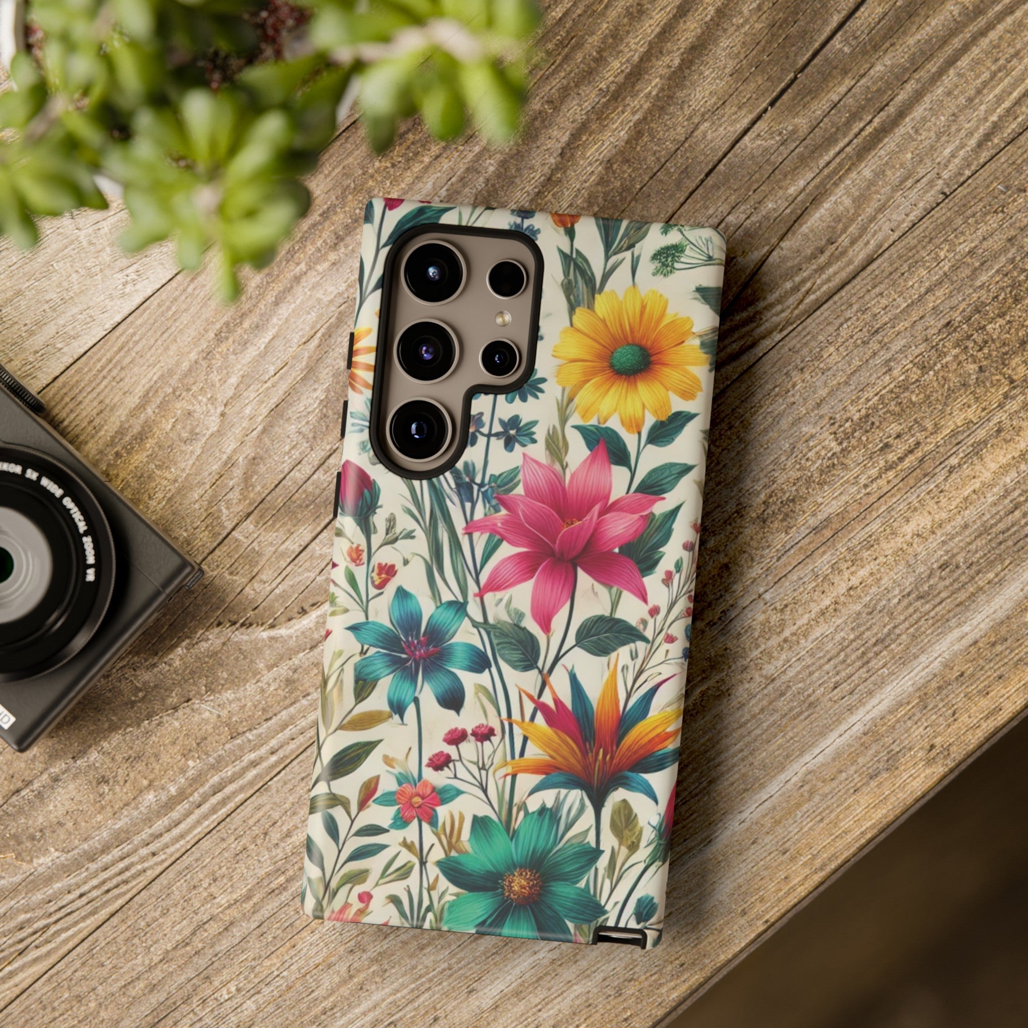 Wildflowers Boho Chic Design Phone Case - Stylish, Protective Cover for All Models Gift for Mom Accessory Gift for Her