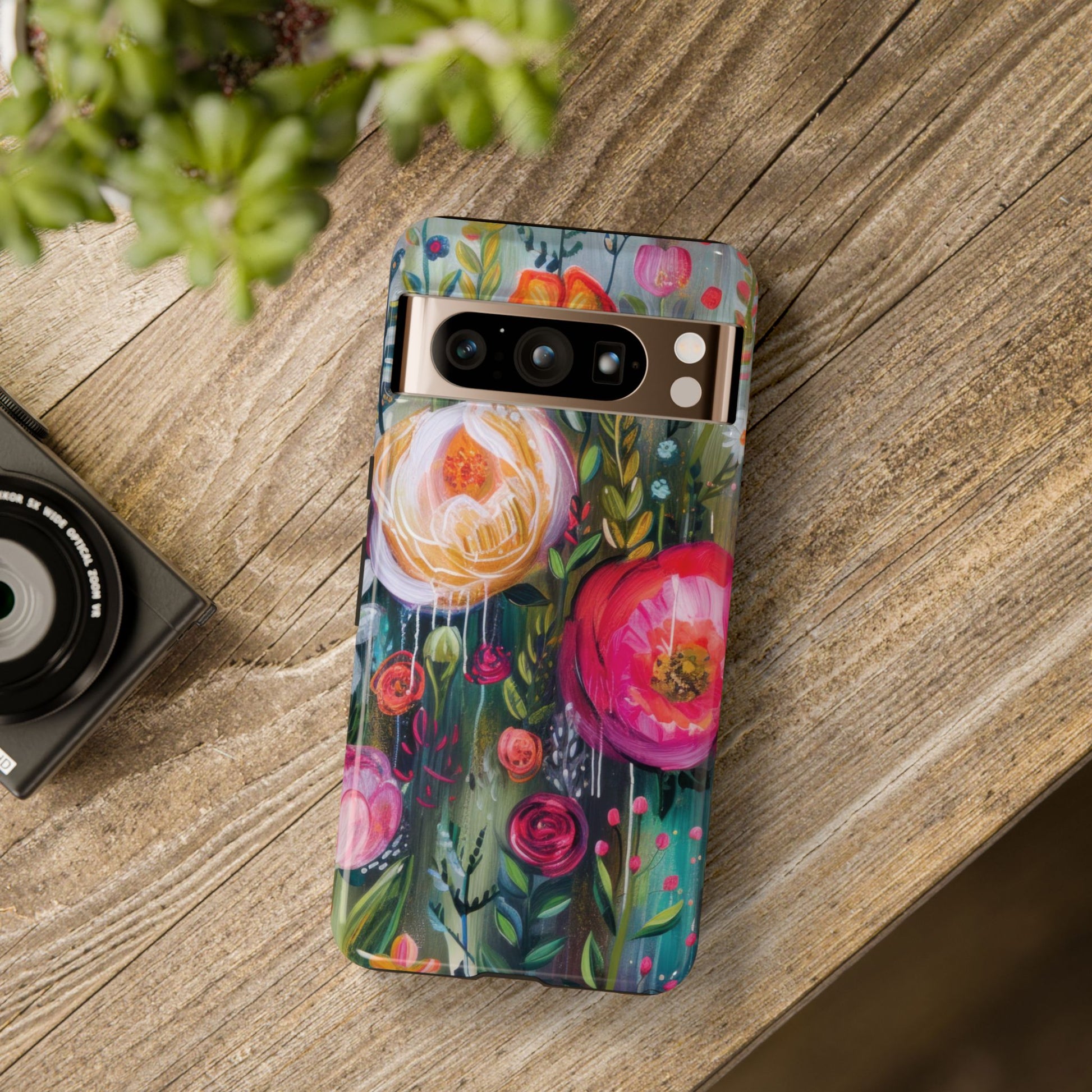 Watercolor Boho Floral Phone Case for iPhone 17 case Samsung, and Pixel | Stylish Protective Cover Gift for Her Perfect for Floral Lover