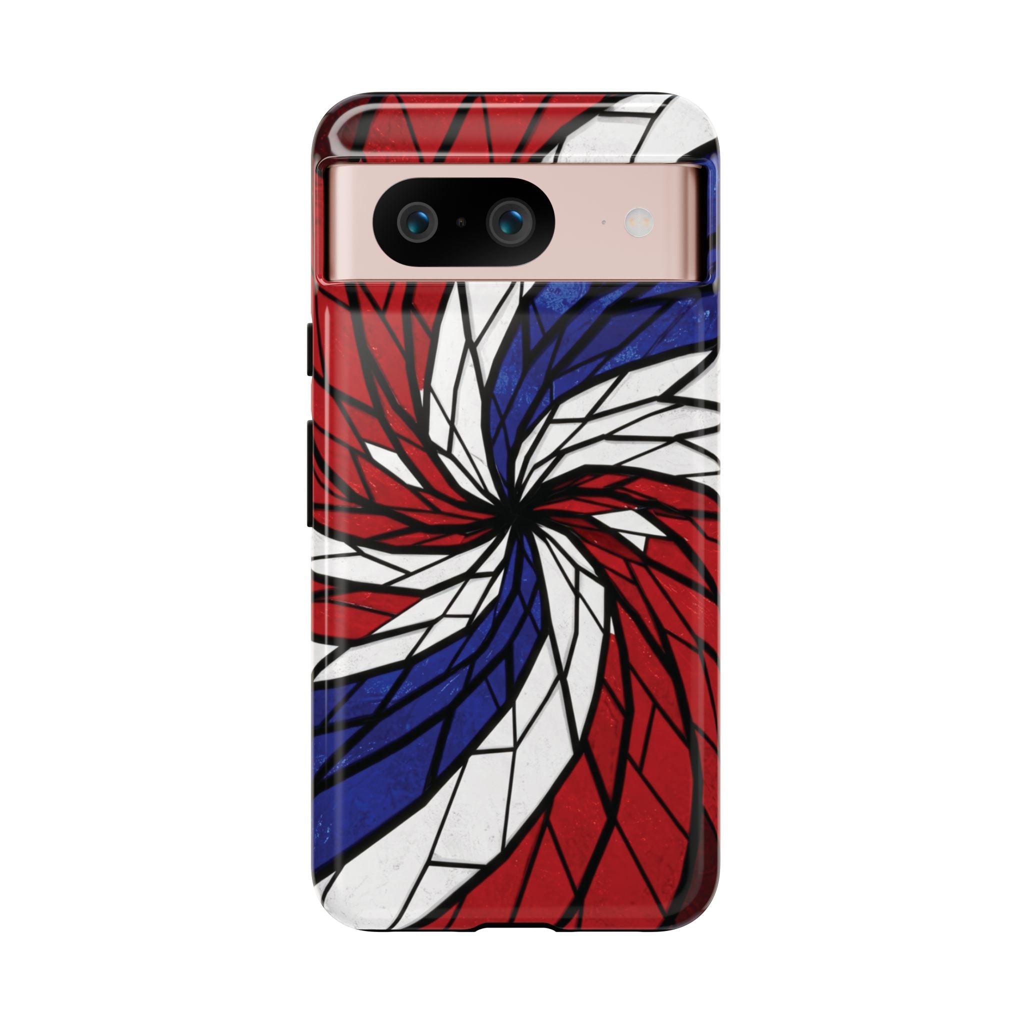 Patriotic Red White & Blue Phone Case – USA Flag Design, Independence Day Gift, Protective Cover for iPhone, Samsung, Pixel