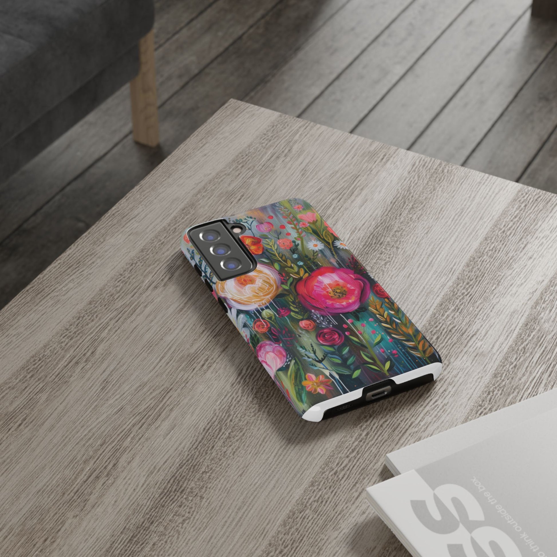 Watercolor Boho Floral Phone Case for iPhone 16 15 14 13 12  21 23 Samsung, and Pixel | Stylish Protective Cover Gift for Her Perfect for Floral Lover - MRSBYVALLE