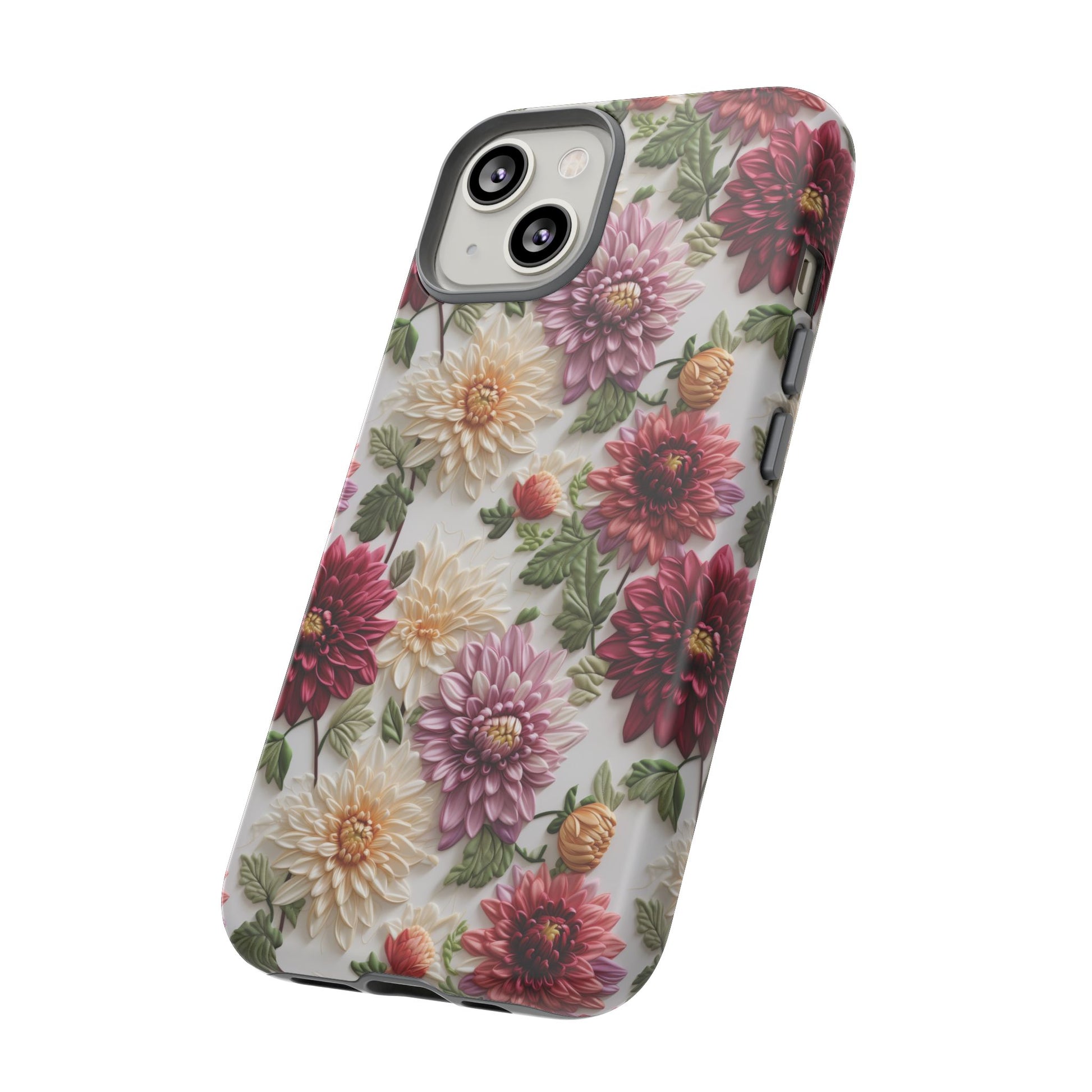 Floral Fall Phone Case for iPhone 16 pro15 14 13 12  21 23 Samsung, and Pixel | Stylish Protective Cover Gift for Her Perfect for Floral Lover