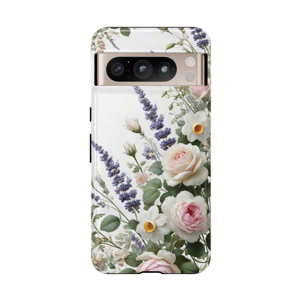 Boho Floral Fall Phone Case for iPhone 17,16  21 23 Samsung, and Pixel | Stylish Protective Cover Gift for Her Perfect for Floral Lover