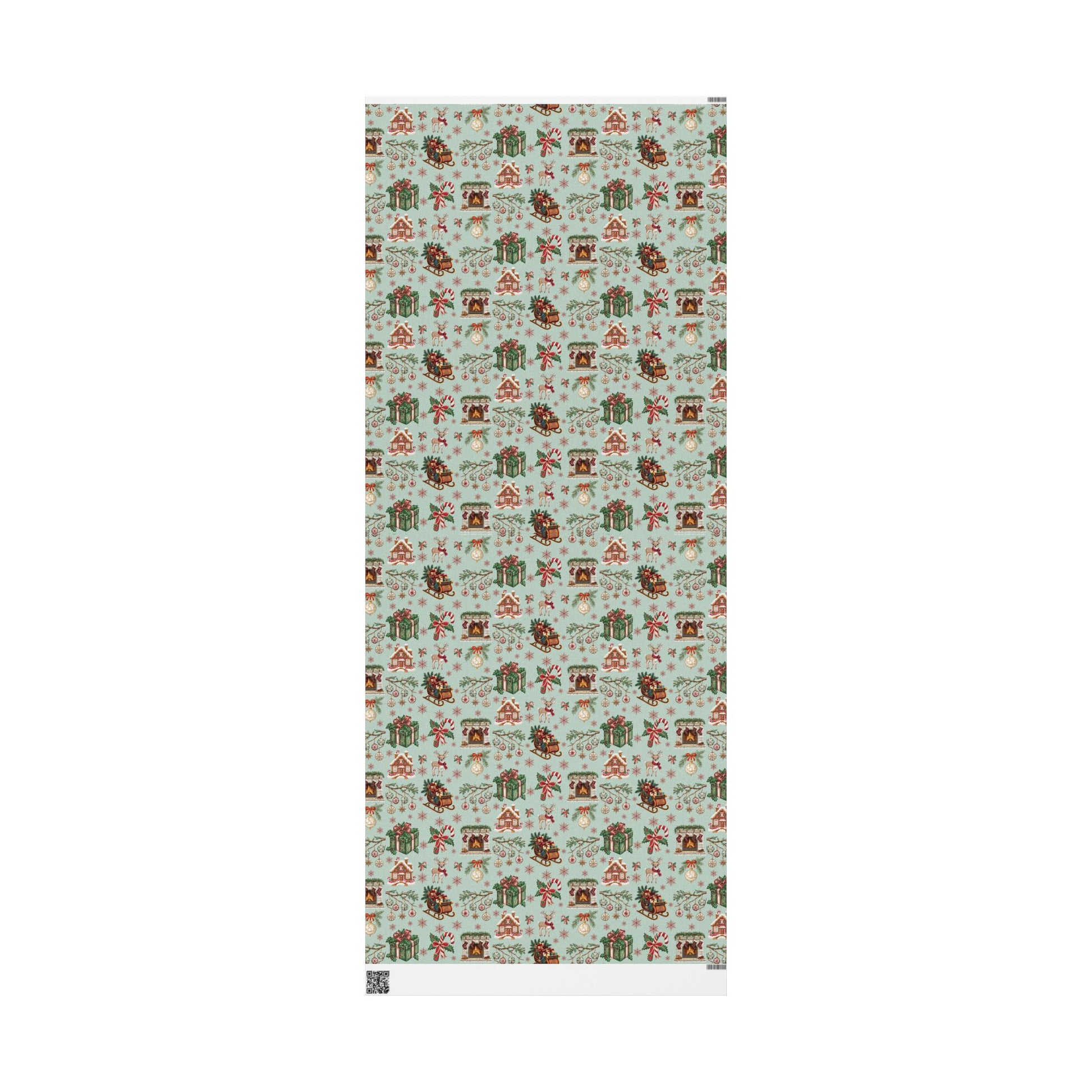 Vintage Christmas Wrapping Paper Festive Holiday Gift Wrap with Retro-Inspired Designs, Perfect for Christmas Presents, Crafting, & Holiday Decor – Premium Quality