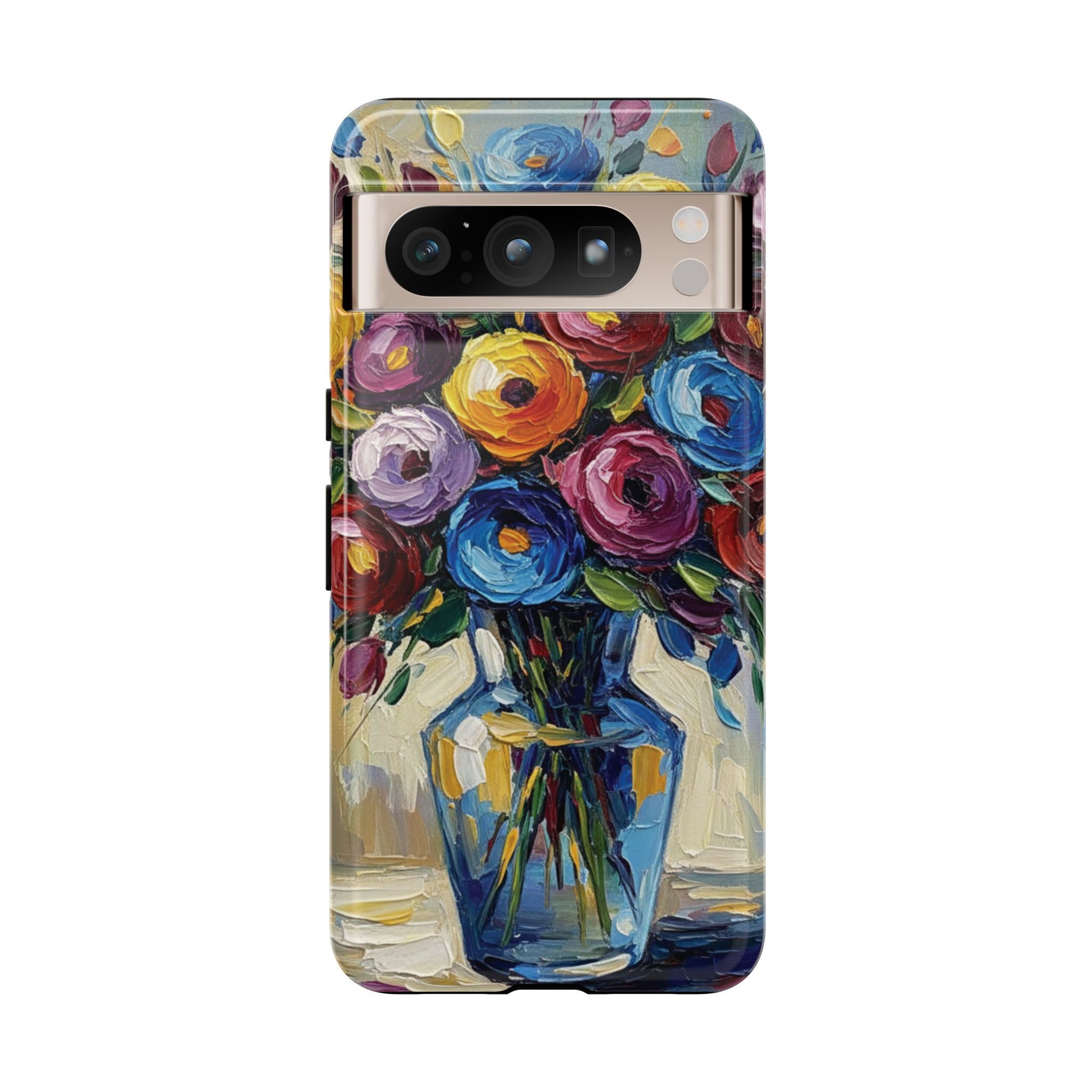Floral Luxury Oil Painting Illusion Tough Case — Floral Art Phone Case for Art Lovers