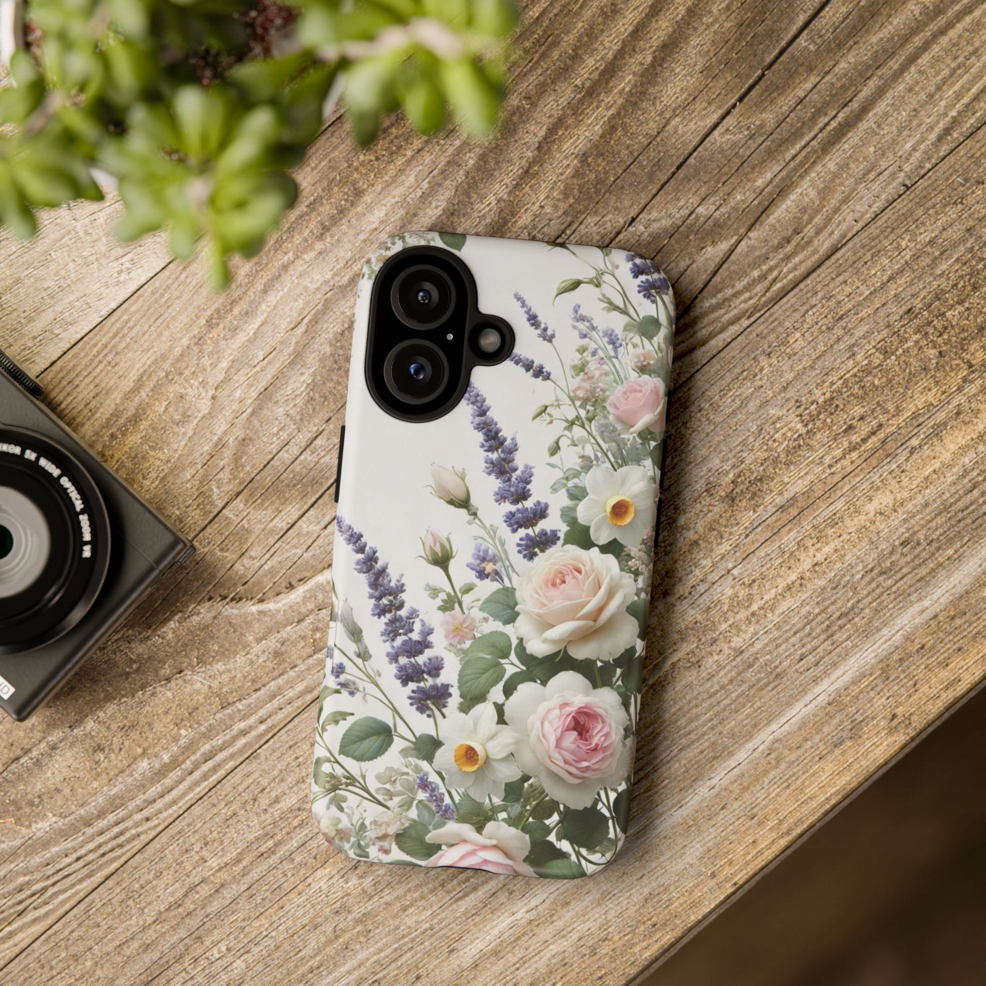 Boho Floral Fall Phone Case for iPhone 17,16  21 23 Samsung, and Pixel | Stylish Protective Cover Gift for Her Perfect for Floral Lover