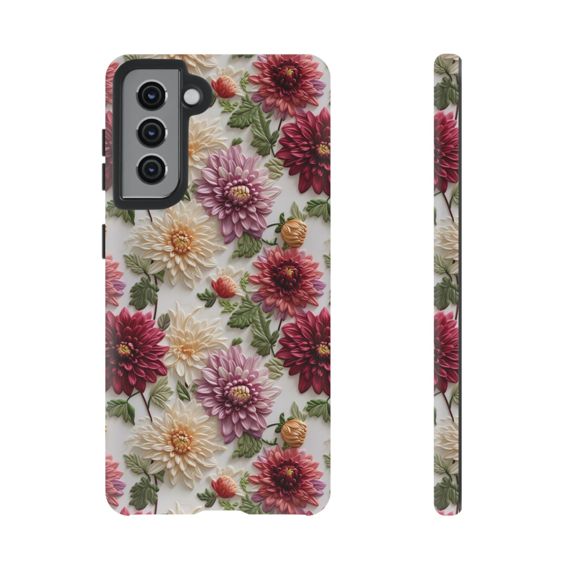 Floral Fall Phone Case for iPhone 16 pro15 14 13 12  21 23 Samsung, and Pixel | Stylish Protective Cover Gift for Her Perfect for Floral Lover