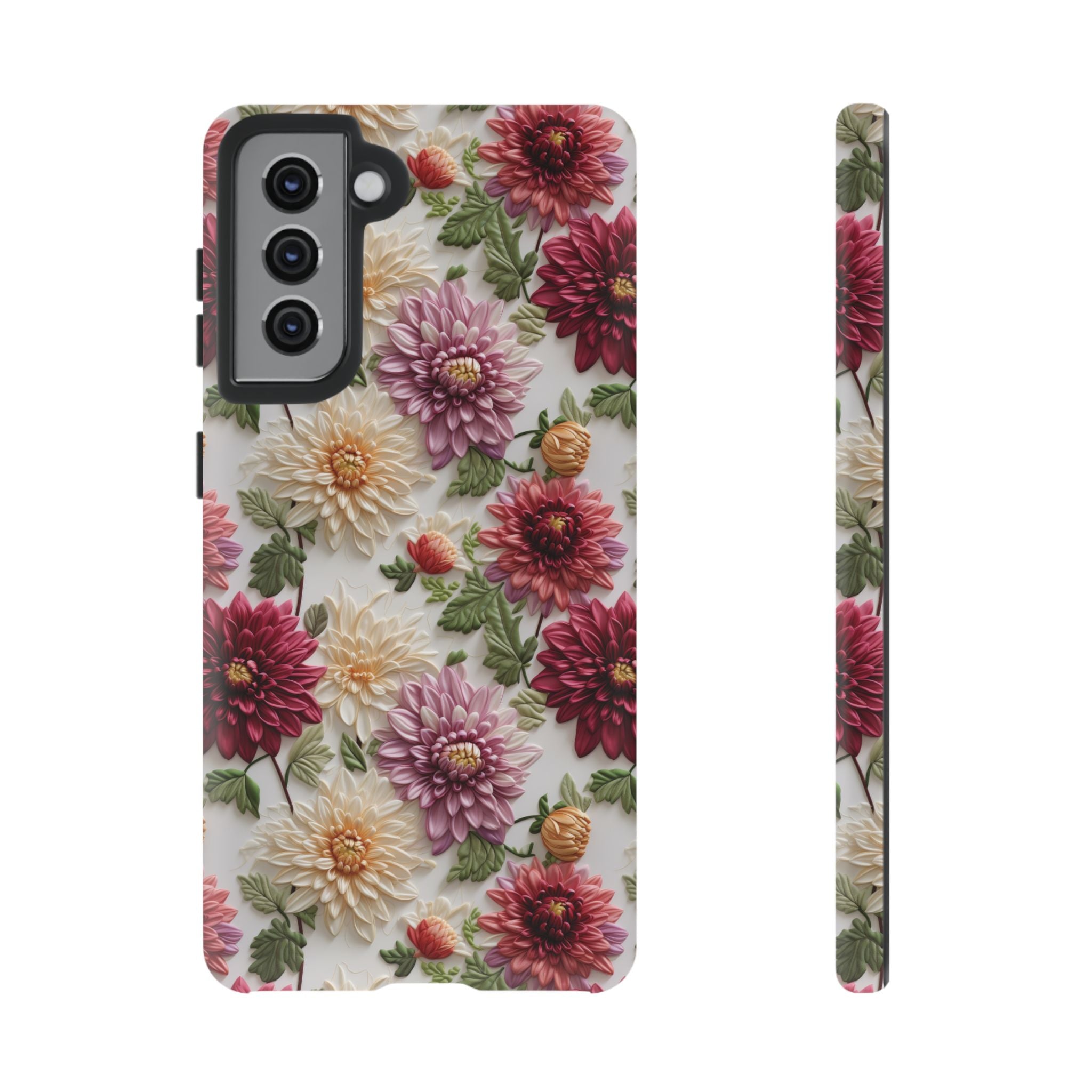 Floral Fall Phone Case for iPhone 16 pro15 14 13 12  21 23 Samsung, and Pixel | Stylish Protective Cover Gift for Her Perfect for Floral Lover