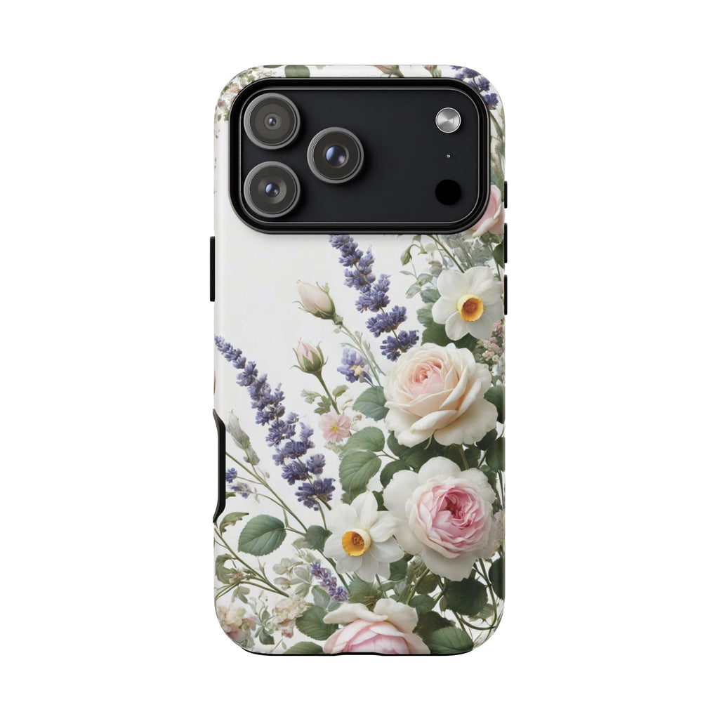 Boho Floral Fall Phone Case for iPhone 17,16  21 23 Samsung, and Pixel | Stylish Protective Cover Gift for Her Perfect for Floral Lover