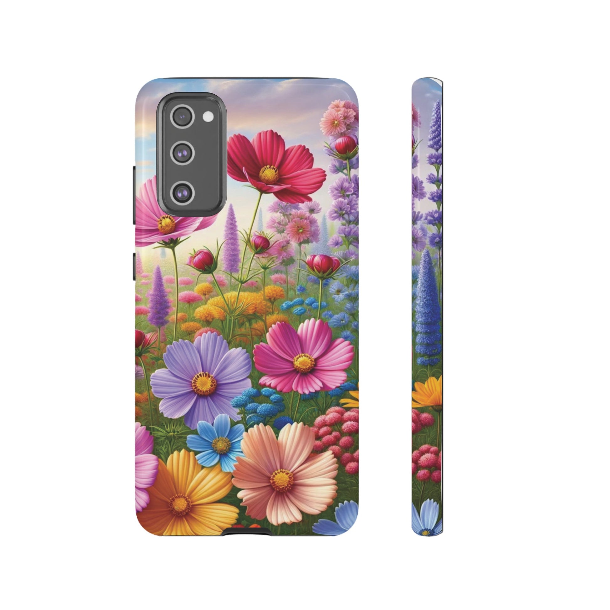 Bright Floral Phone Case Durable for iPhone Samsung Gift iPhone 15, 14, 13 Samsung Pixel Gift for Mom Accessory Gift for Her