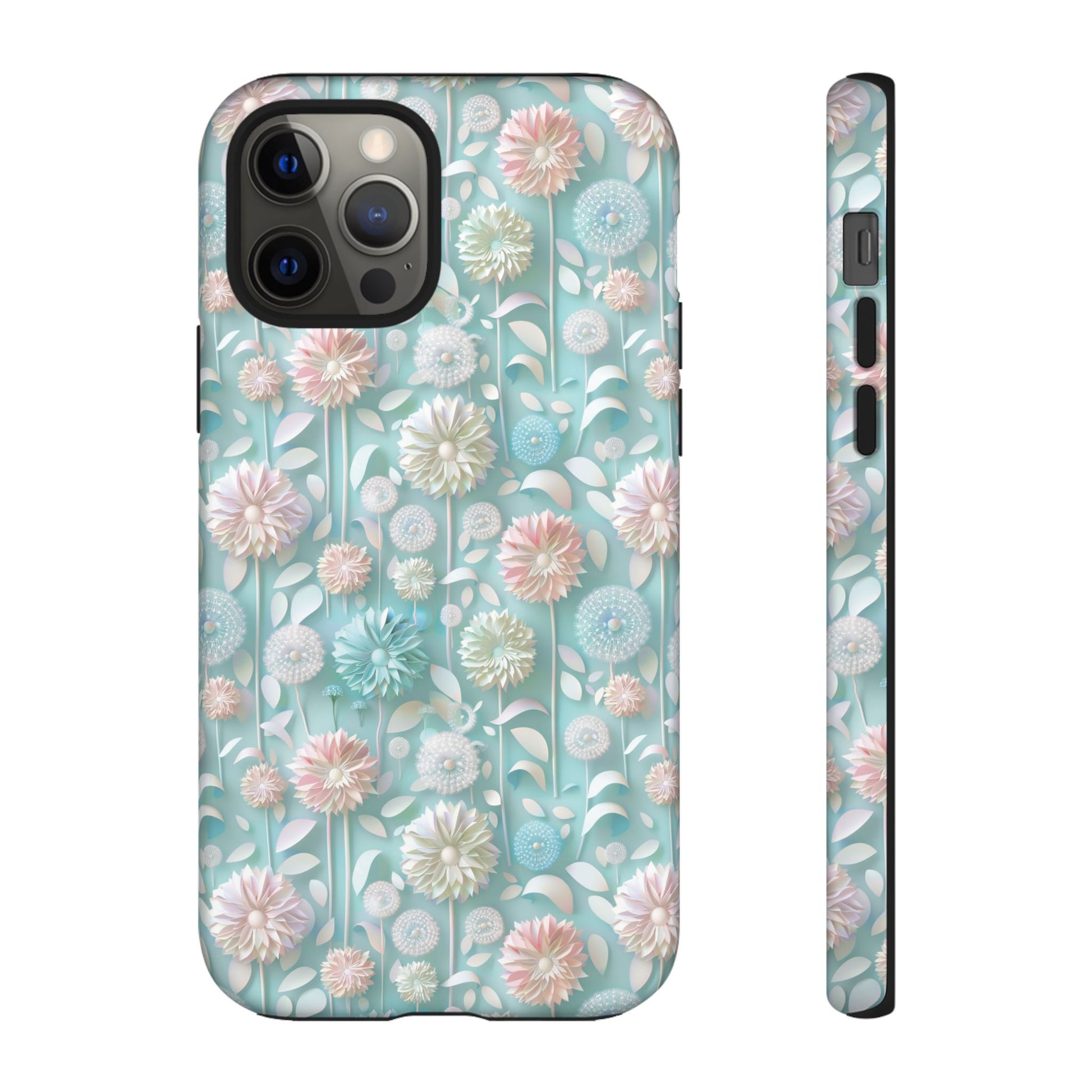 Pastel Floral Phone Case for iPhone & Samsung | Elegant and Slim Design with Shockproof Protection | Durable, Scratch-Resistant, and Lightweight | Stylish Accessory