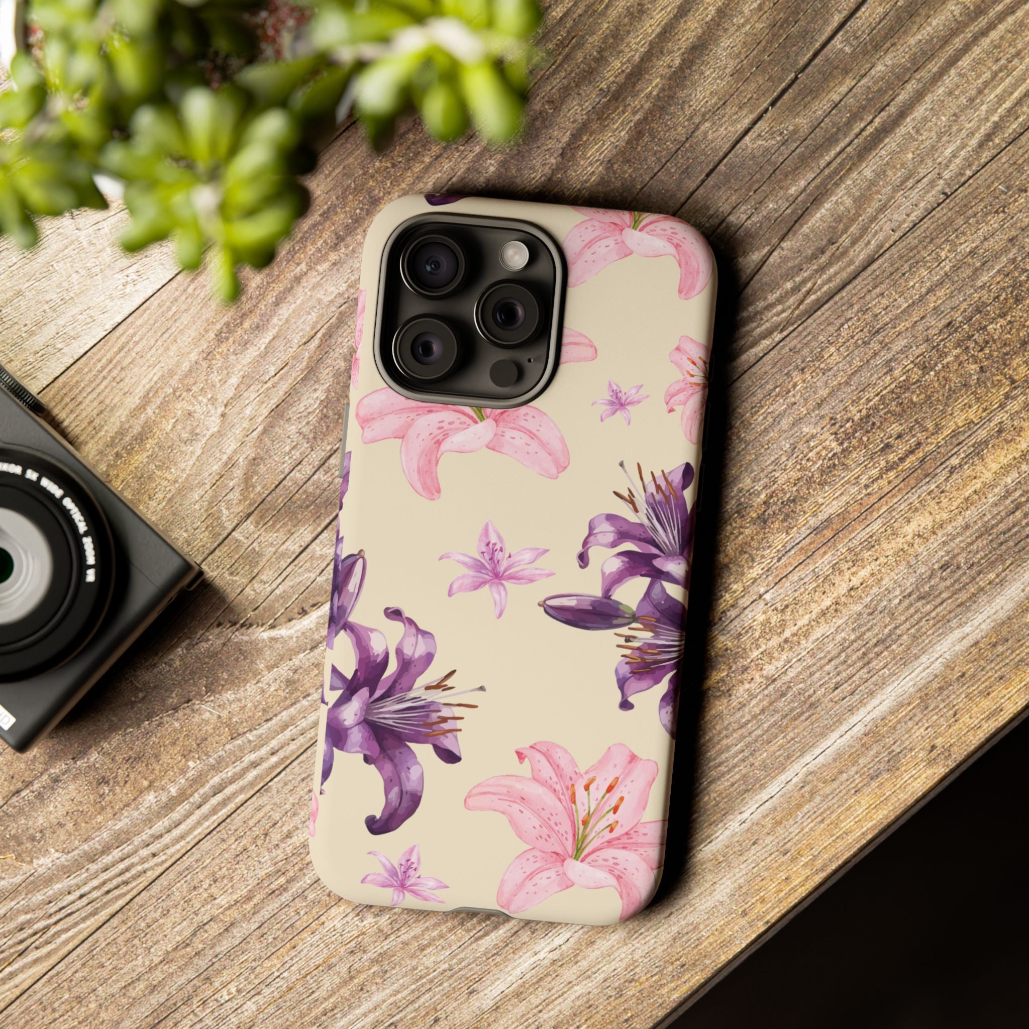 Blooming Tiger Lily Phone Case - Compatible with iPhone, Samsung, and Pixel | Stylish Protective Cover Gift for Her Perfect for Floral Lover