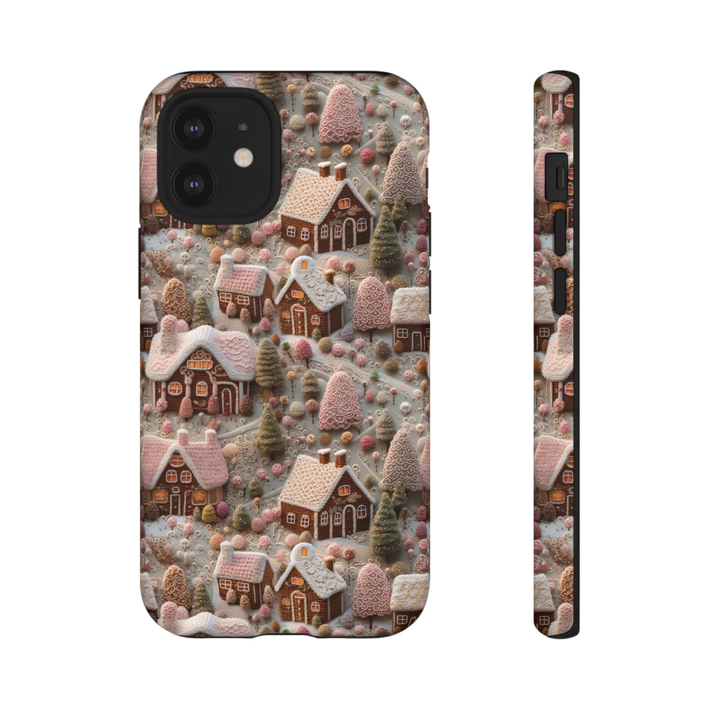 Gingerbread House 3D Phone Case Durable for iPhone Samsung Gift iPhone 15, 14, 13 Samsung Pixel Gift for Mom Accessory Gift for Her