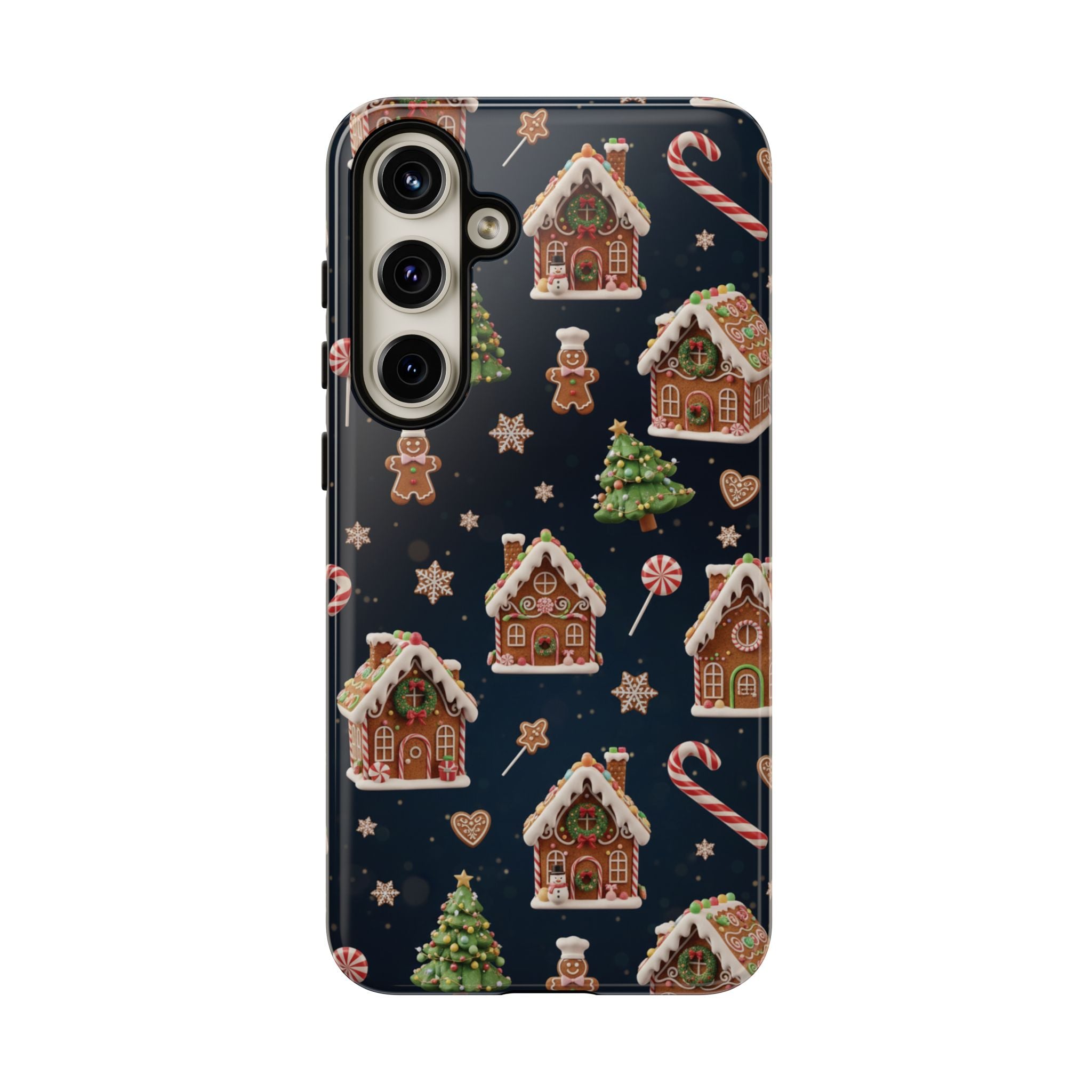 3D Gingerbread House Christmas Phone Case | Premium Holiday Gift Cover for iPhone 17, iPhone, and Samsung Galaxy Gift for Her or Him