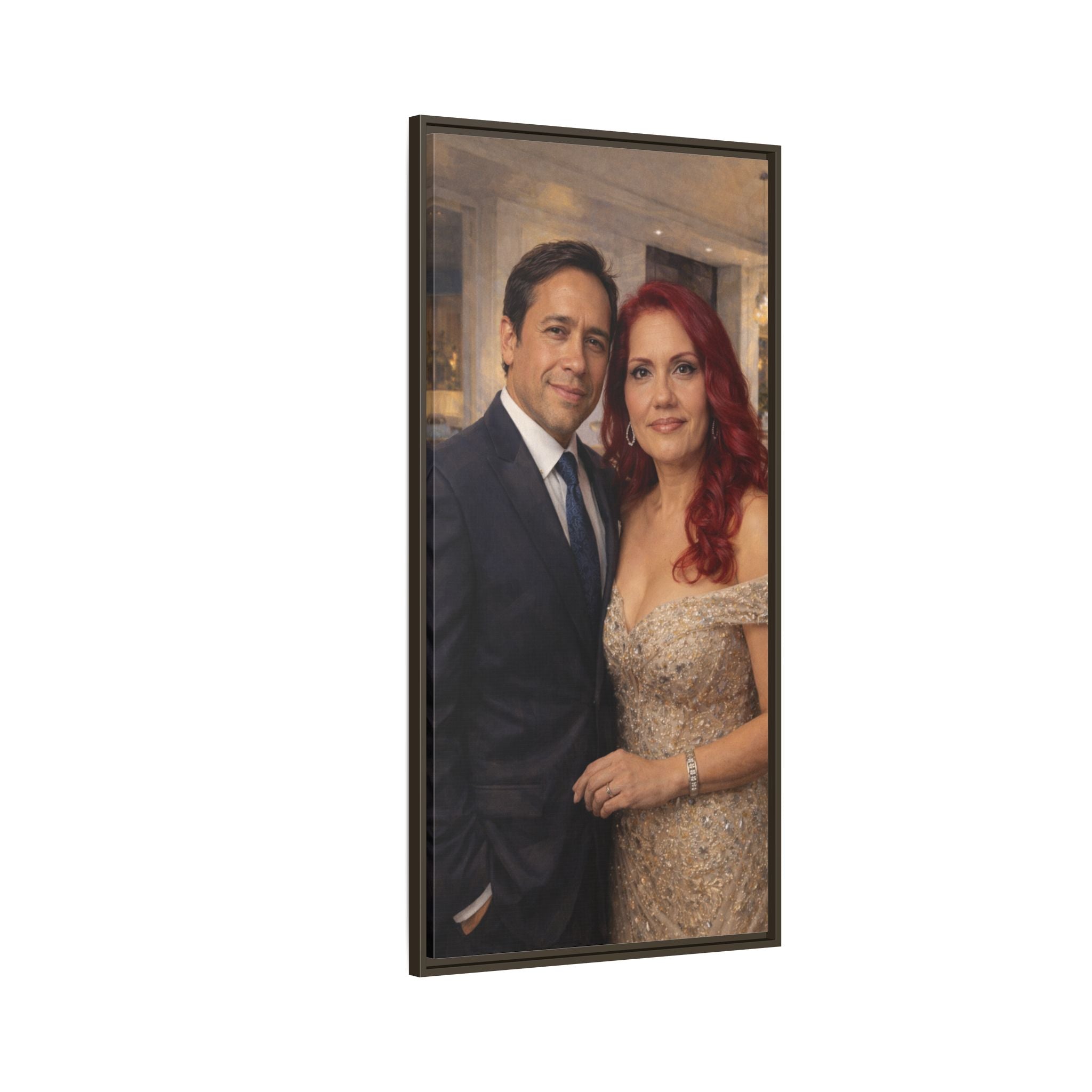 Custom Oil Painting Illusion Canvas – Luxury Portrait Art
