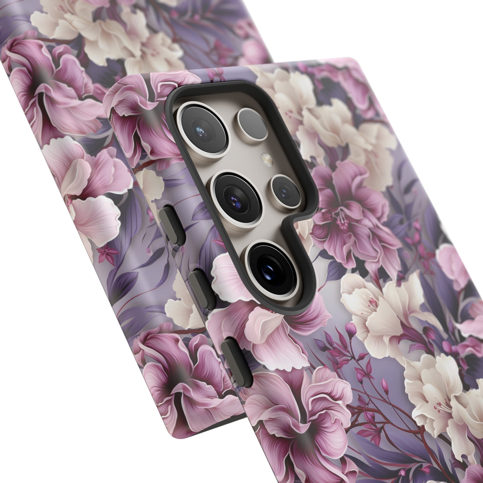 Lavender Flowers Protective Phone Case Gift for Her Phone 15, Samsung iPhone Samsung Gift for Her Case iPhone 15, Samsung