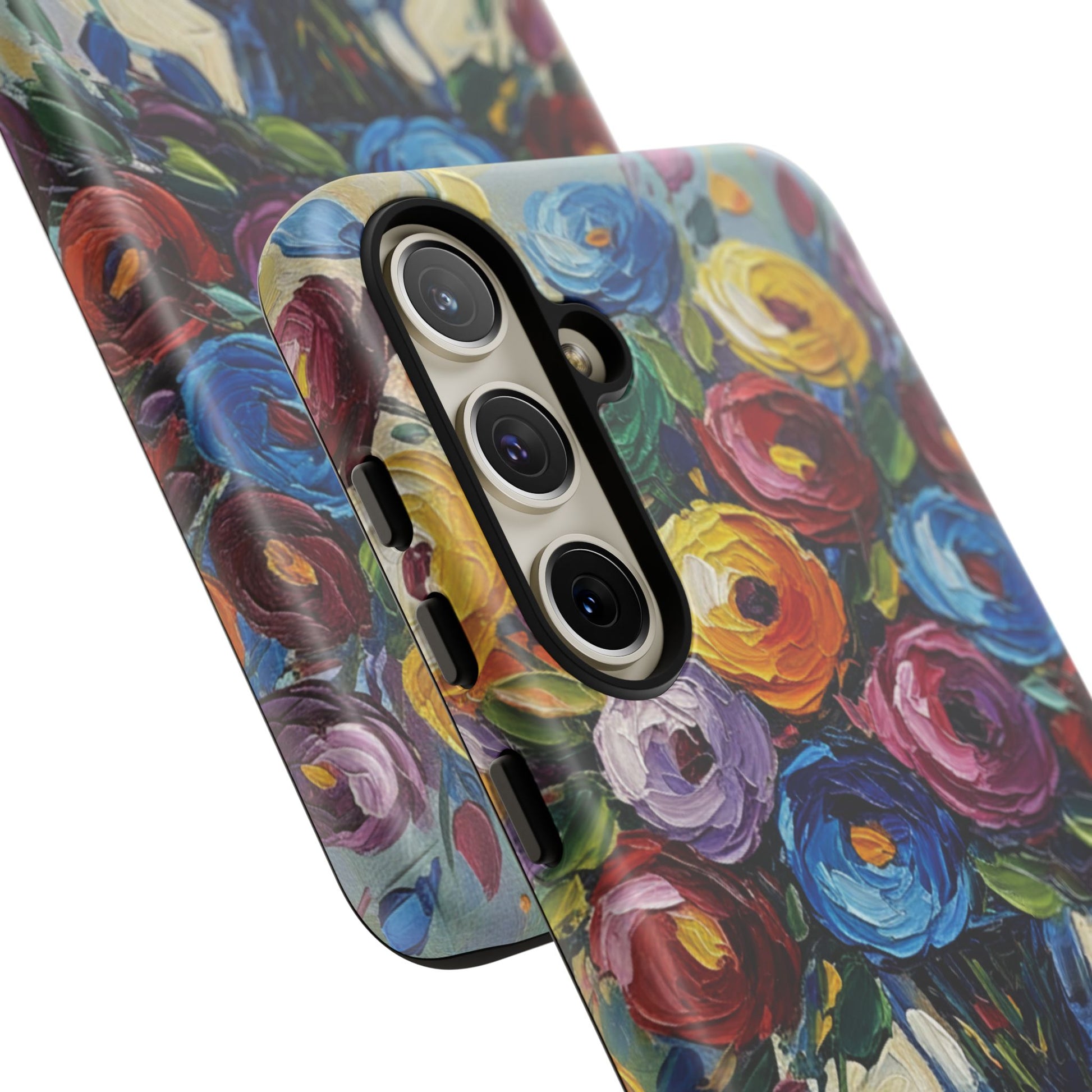 Floral Luxury Oil Painting Illusion Tough Case — Floral Art Phone Case for Art Lovers