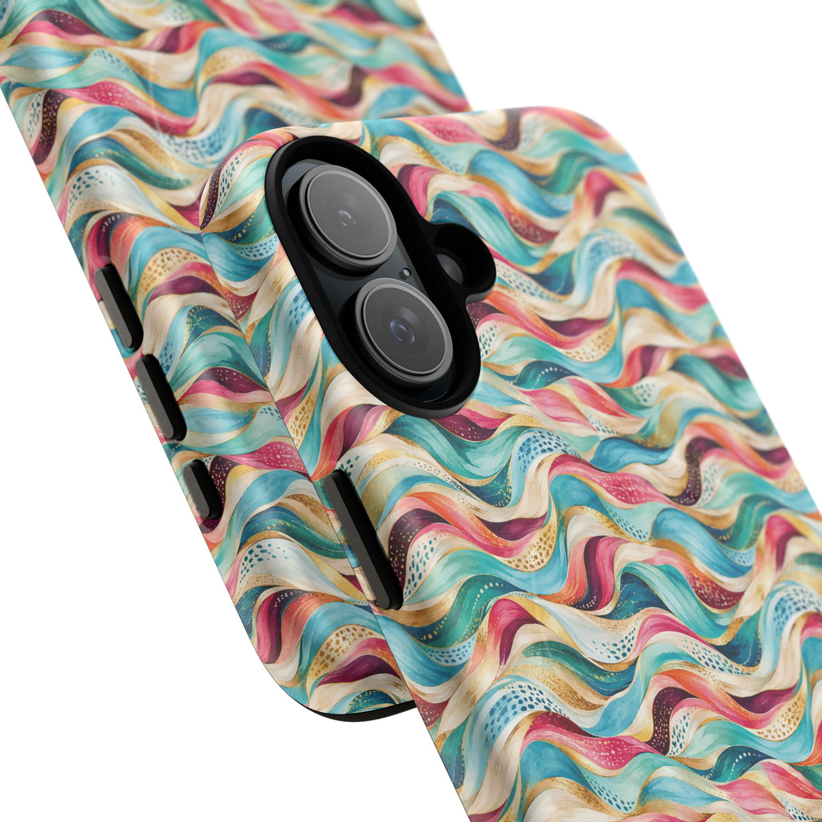 Colorful Wave MagSafe Tough Phone Case