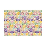 Pastel Floral Wrapping Paper | Vibrant Seasonal Blooms | Perfect for Birthdays, Special Occasions | Premium Quality Gifts Moms Weddings