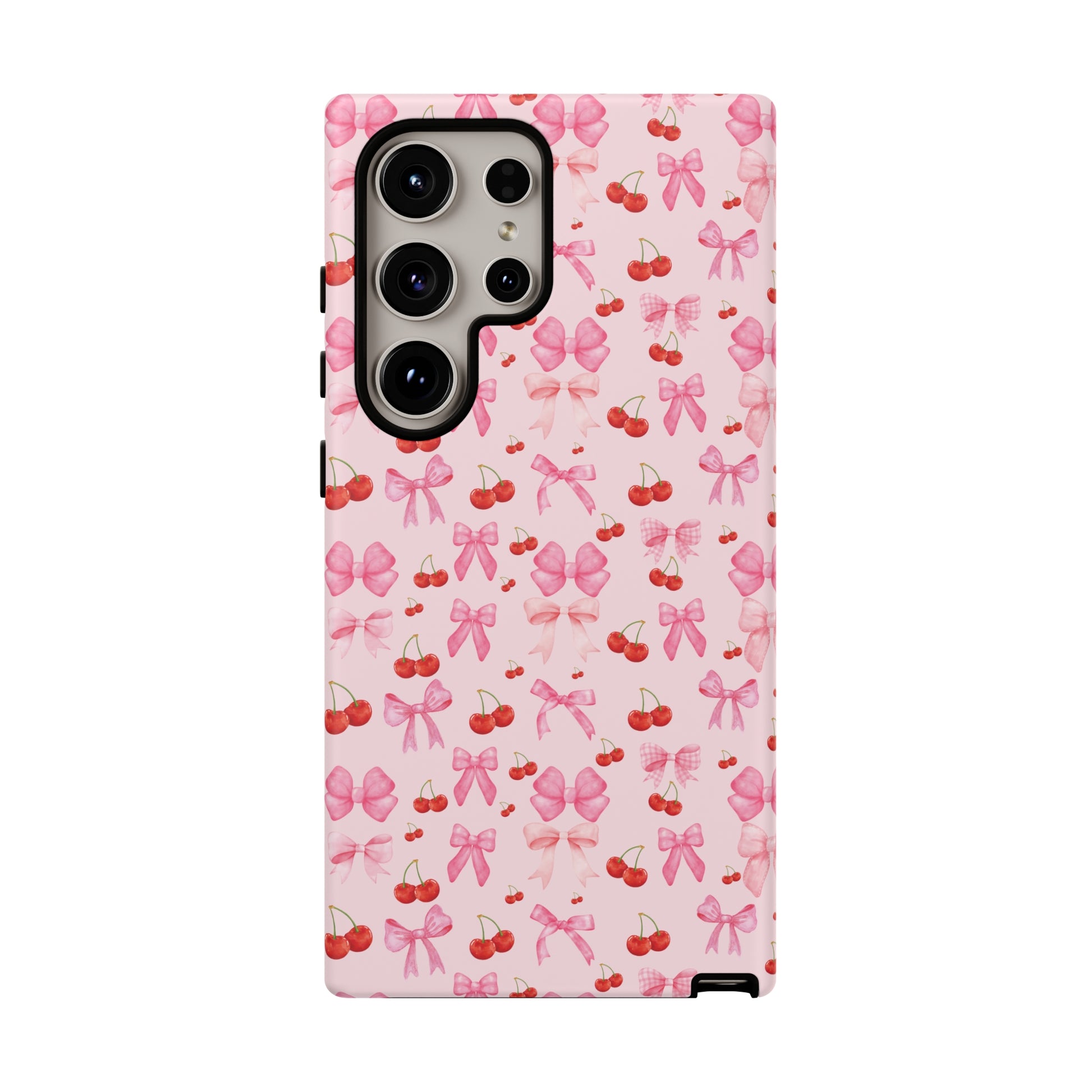 Coquette phone case Cherry Coquette Ribbon Bow iPhone Case Fruity, Girly Gift for Her Phone 15, Samsung iPhone Samsung Gift for Her Case iPhone 15, Samsung iPhone Samsung Accessory Gift for Her.