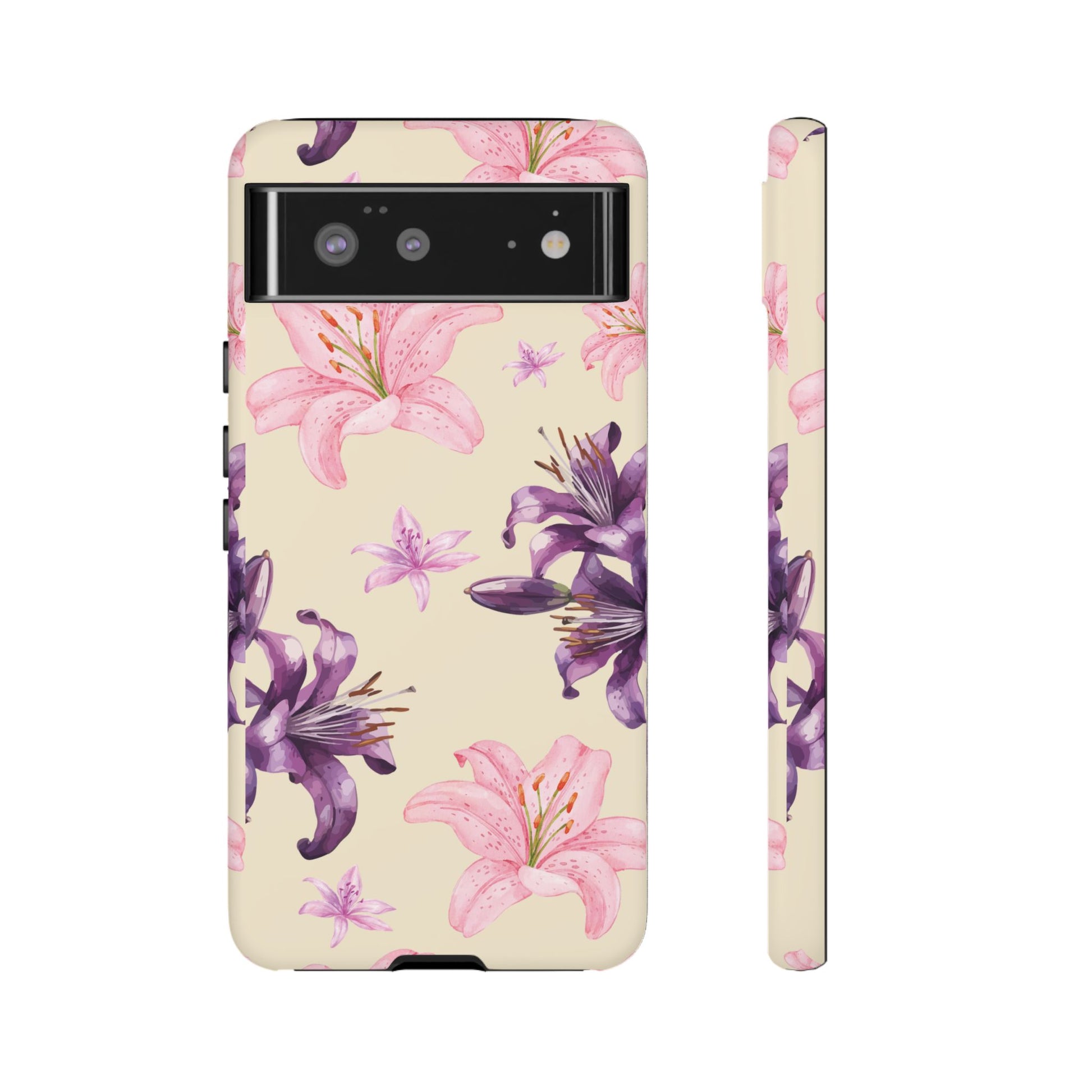 Blooming Tiger Lily Phone Case - Compatible with iPhone, Samsung, and Pixel | Stylish Protective Cover Gift for Her Perfect for Floral Lover