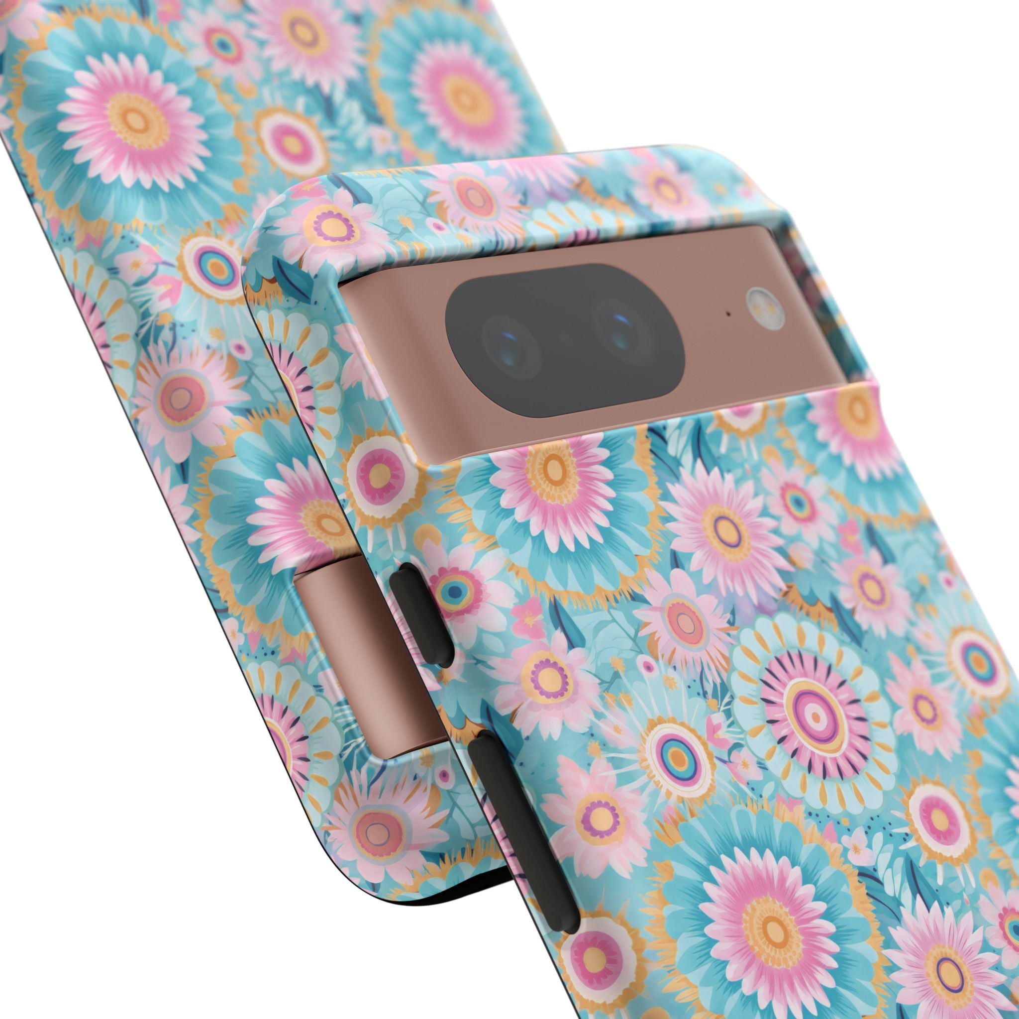 Coque de téléphone abstraite aquarelle bohème moderne compatible avec iPhone, Samsung et plus - Protection élégante et durable avec un design artistique vibrant, cadeau parfait pour elle