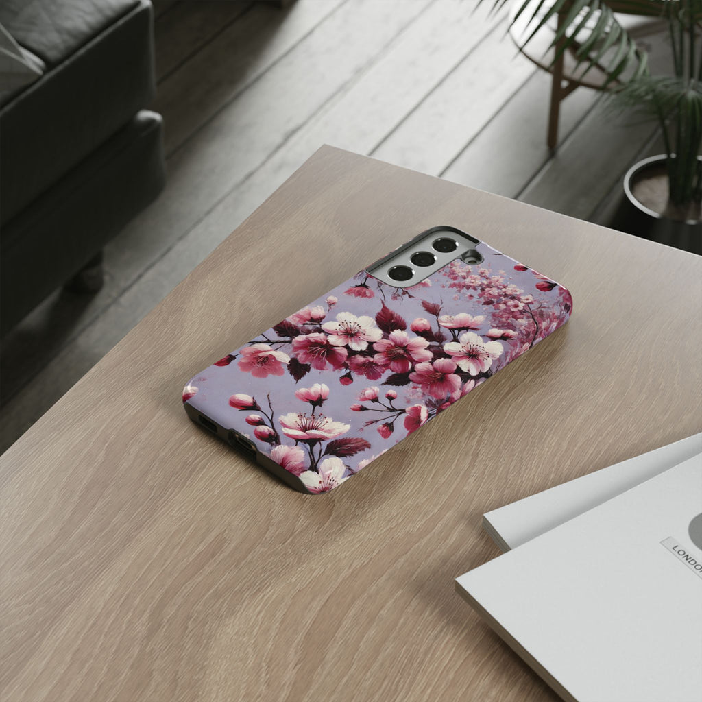 Lavender Floral Phone Case | Fall-Inspired Protective Cover for iPhone, Samsung & Pixel – Perfect Gift for Her