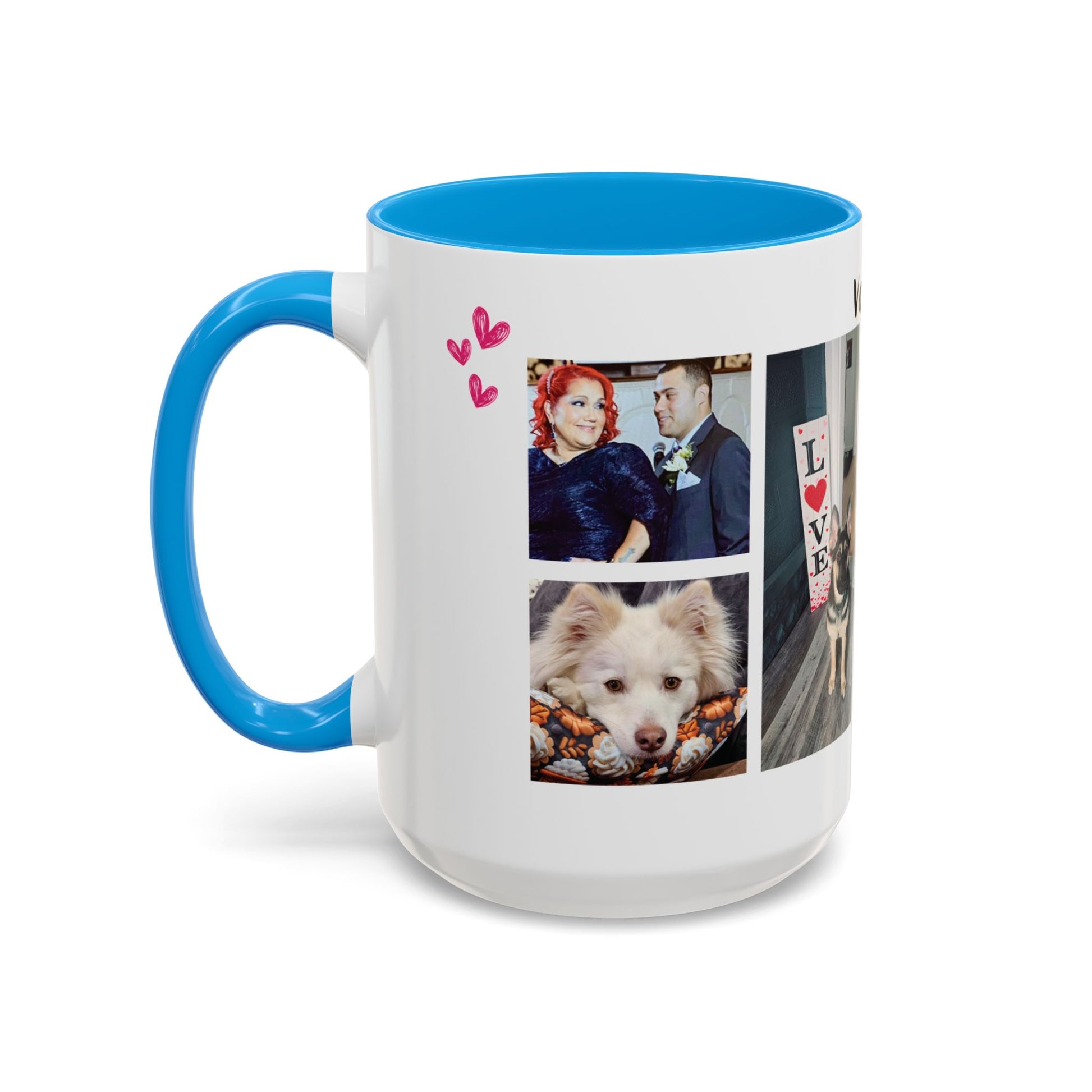 Personalized Photo Collage Coffee Mug, Custom Image Gift for Mom, Mother's Day Present, Colorful 15oz Cup, Birthday Mug, Custom Picture Mug Perfect Giift