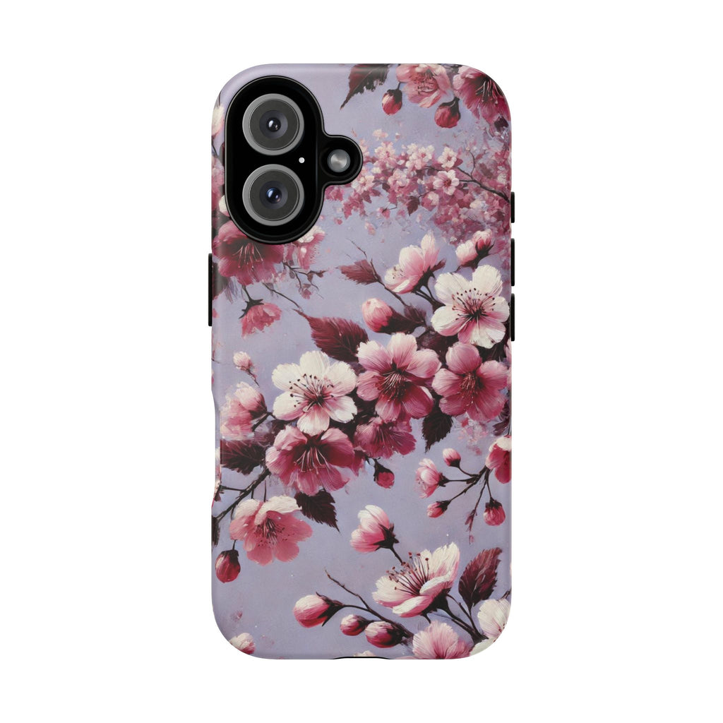 Lavender Floral Fall Phone Case for iPhone 16 pro15 14 13 12  21 23 Samsung, and Pixel | Stylish Protective Cover Gift for Her Perfect for Floral Lover