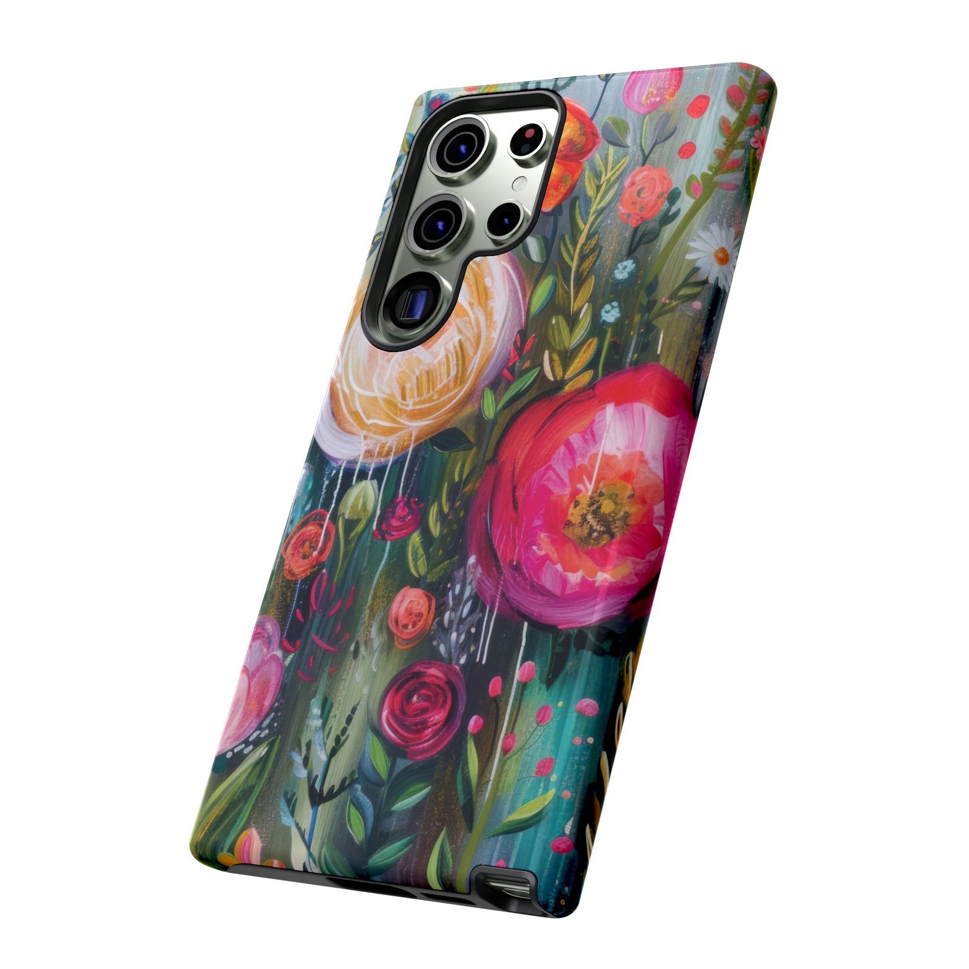 Watercolor Boho Floral Phone Case for iPhone 17 case Samsung, and Pixel | Stylish Protective Cover Gift for Her Perfect for Floral Lover