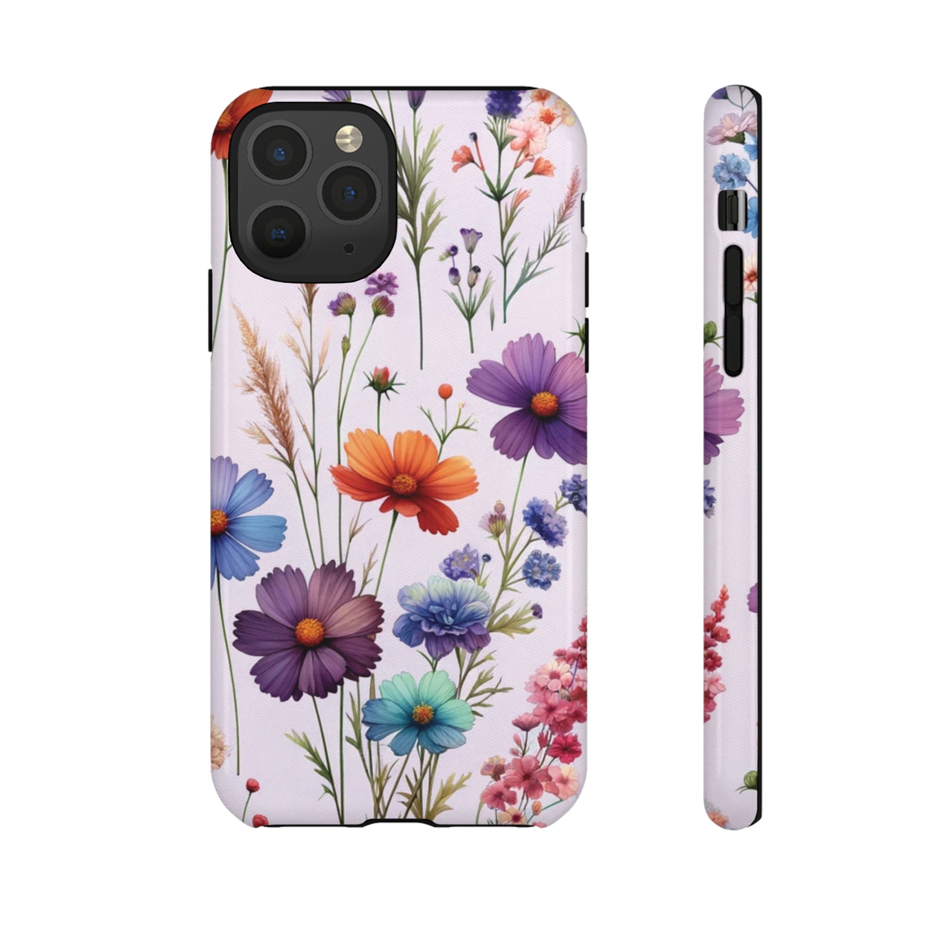 Lavender Wildflowers Protective Phone Case Gift for Her Phone 15, Samsung iPhone Samsung Gift for Her Case iPhone 15, Samsung iPhone Samsung Accessory Gift for Her.