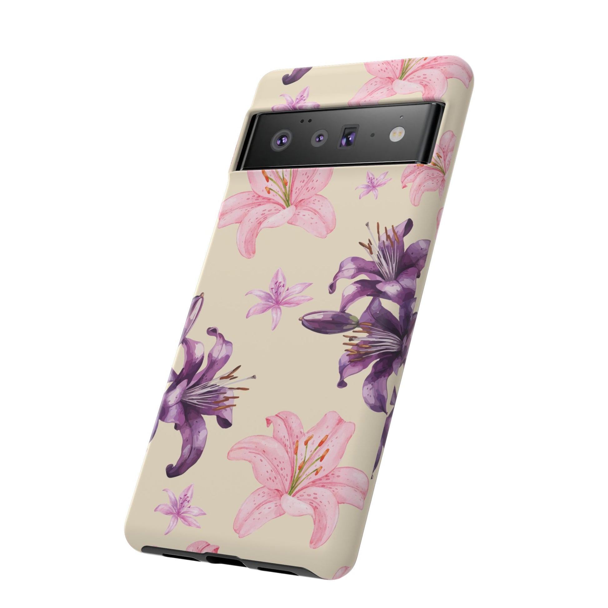 Blooming Tiger Lily Phone Case - Compatible with iPhone, Samsung, and Pixel | Stylish Protective Cover Gift for Her Perfect for Floral Lover
