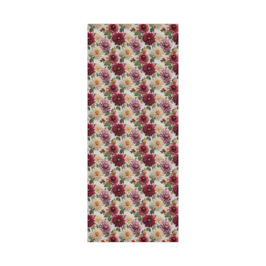 Elegant Fall Floral Wrapping Paper | Autumn-Inspired Gift Wrap with Vibrant Seasonal Blooms | Perfect for Thanksgiving, Birthdays, & Special Occasions | Premium Quality Gifts Moms - MRSBYVALLE