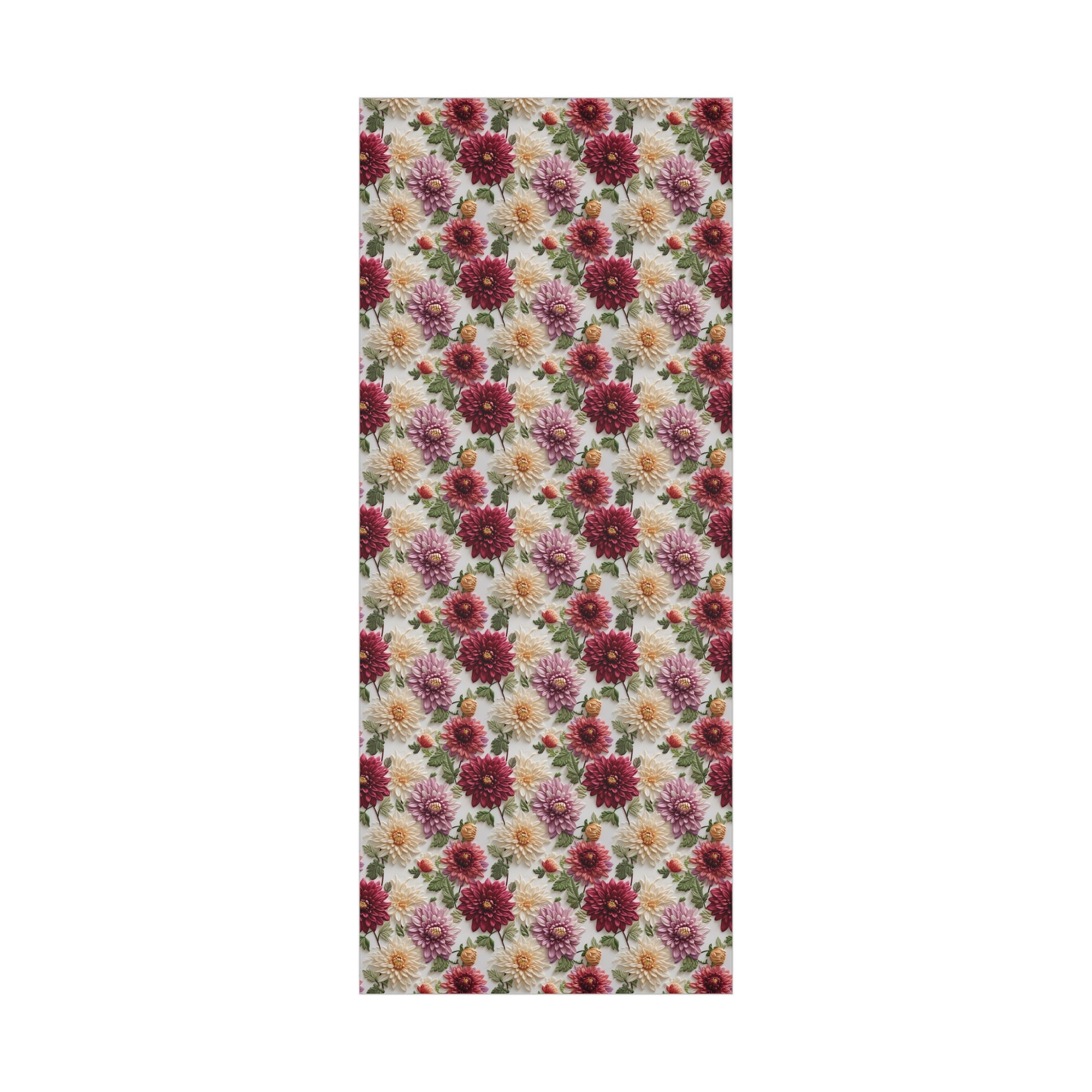 Elegant Fall Floral Wrapping Paper | Autumn-Inspired Gift Wrap with Vibrant Seasonal Blooms | Perfect for Thanksgiving, Birthdays, & Special Occasions | Premium Quality Gifts Moms - MRSBYVALLE