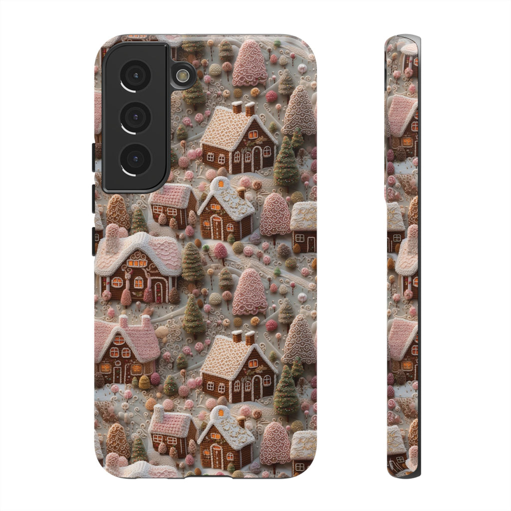 Gingerbread House 3D Phone Case Durable for iPhone Samsung Gift iPhone 15, 14, 13 Samsung Pixel Gift for Mom Accessory Gift for Her