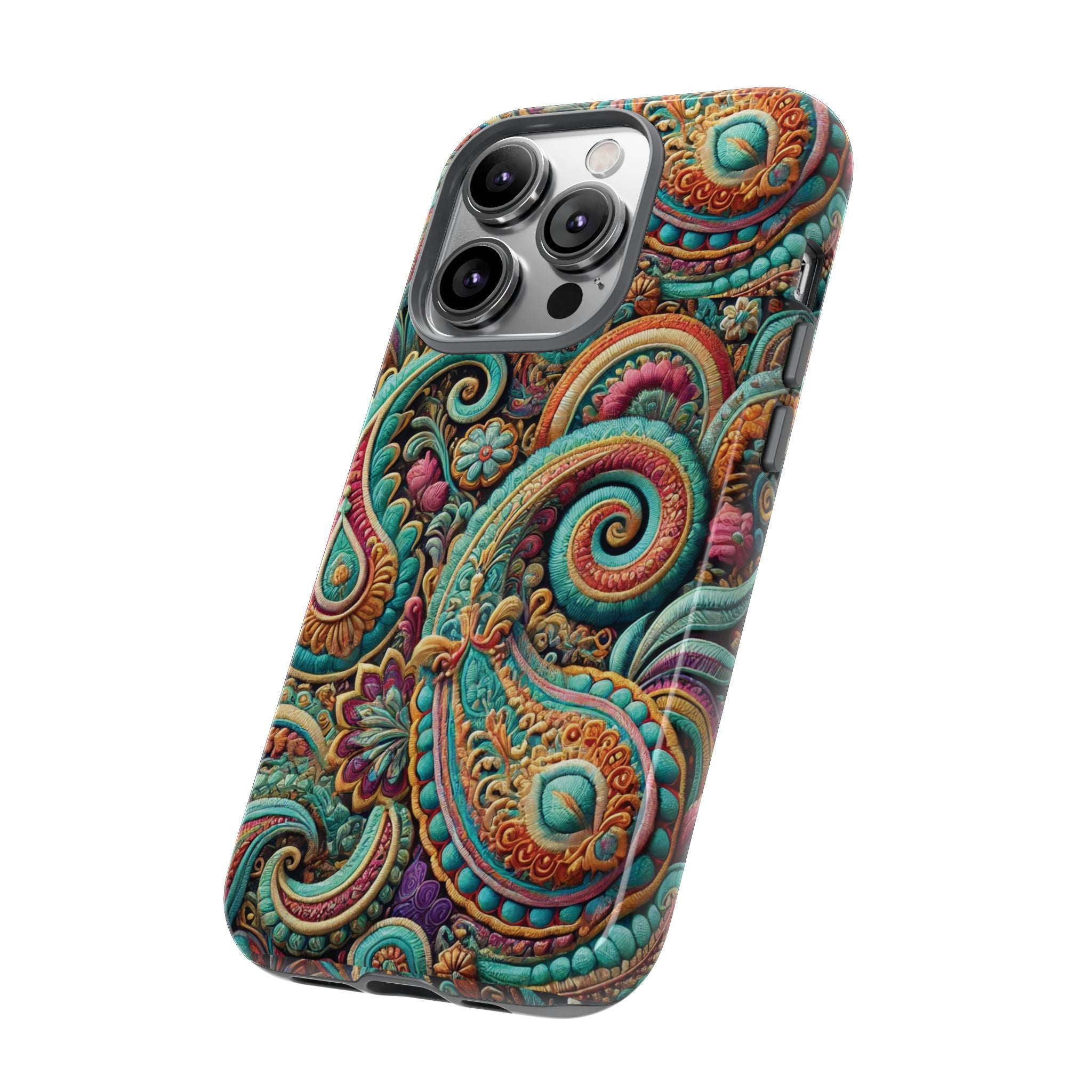 Best Paisley Phone Case Tough, Faithful Phone Cases & Religious iPhone Accessories: Protect Your Device & Show Perfect Gift for Her