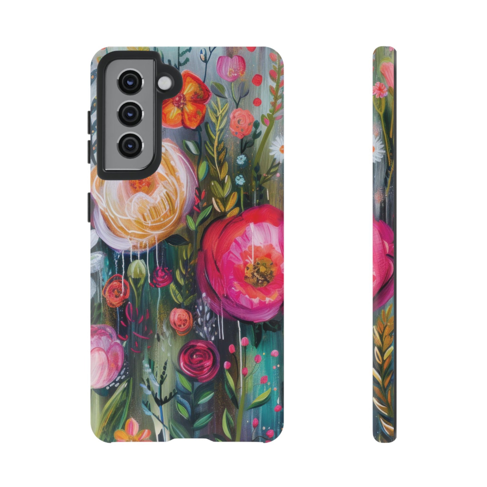 Watercolor Boho Floral Phone Case for iPhone 17 case Samsung, and Pixel | Stylish Protective Cover Gift for Her Perfect for Floral Lover