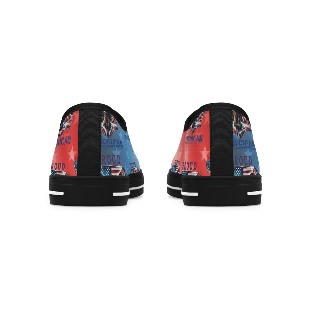 Patriotic American Flag and Eagle Sneakers Step Out in Style with Stunning USA Symbol! Perfect for Everyday Wear and Proud Americans. Durable, High-Quality Footwear Everyday Activities - MRSBYVALLE