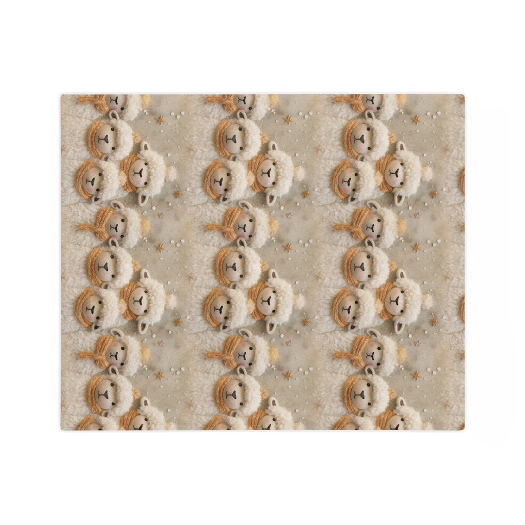 Cozy 3D Illusion Sheep Minky Blanket | Soft and Plush for Ultimate Comfort Perfect for Snuggling, Adding Whimsical Charm to Your Home | Ideal Gift for Animal Lovers and Cozy Nights Throw - MRSBYVALLE