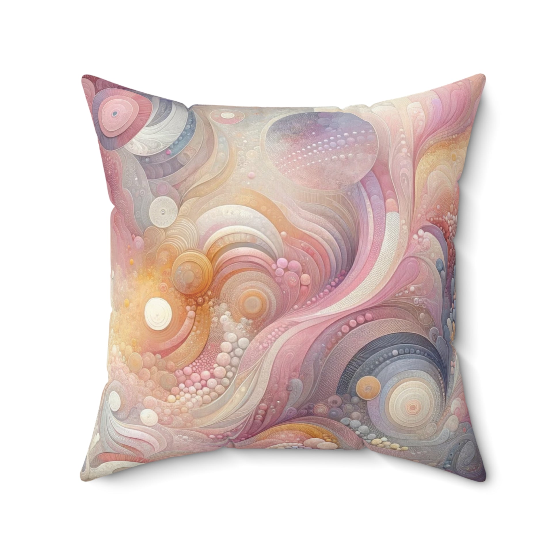 Pink Abstract Nautical Decorative Pillow Home Accents Mother's Day Gift Luxurious Home Living Room Comfort for Bedroom or Housewarming Gift New House, Bridal Shower Gift.