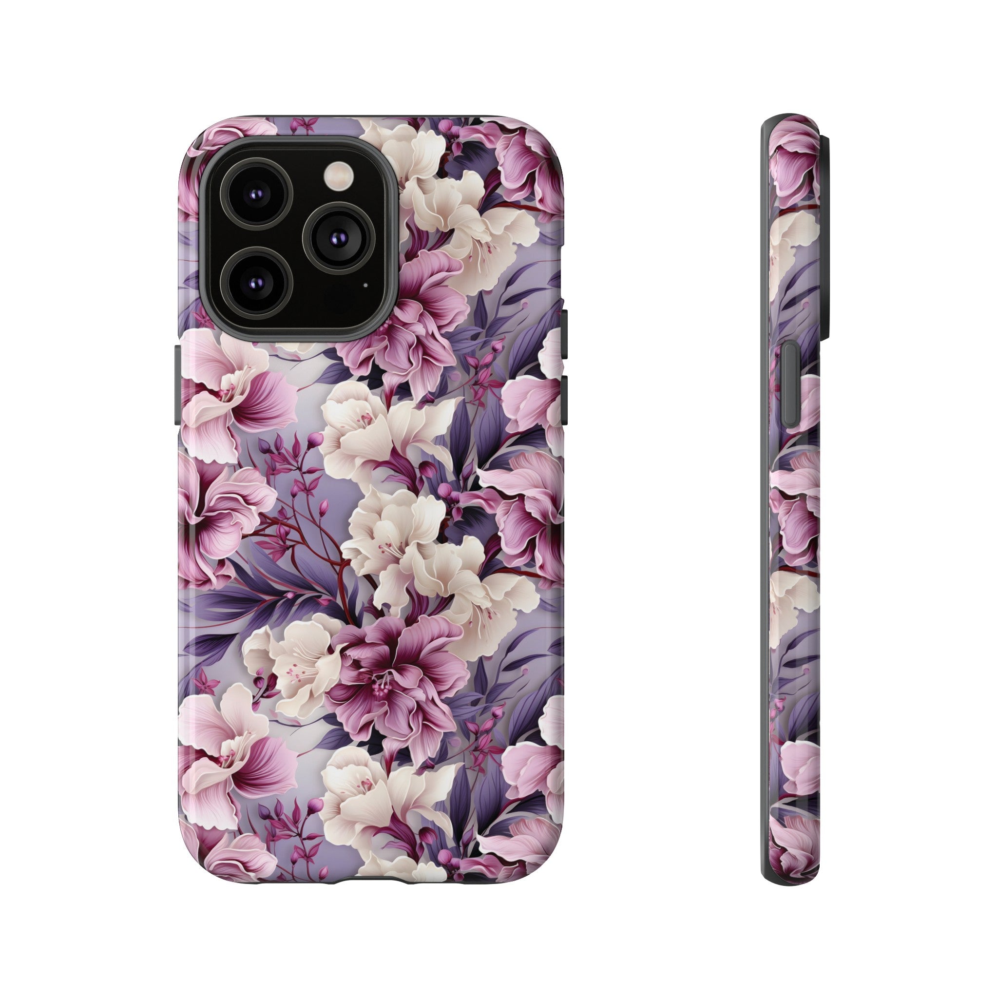 Lavender Flowers Protective Phone Case Gift for Her Phone 15, Samsung iPhone Samsung Gift for Her Case iPhone 15, Samsung