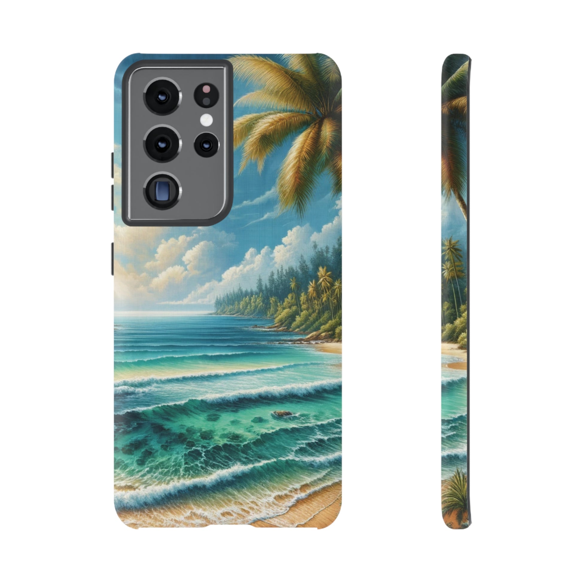 Coastal Serenity Ocean Beach View Protective Phone Case Gift for Her Phone 15, Samsung iPhone Samsung Gift for Her Case iPhone 15, Samsung iPhone Samsung Accessory Gift for Her.