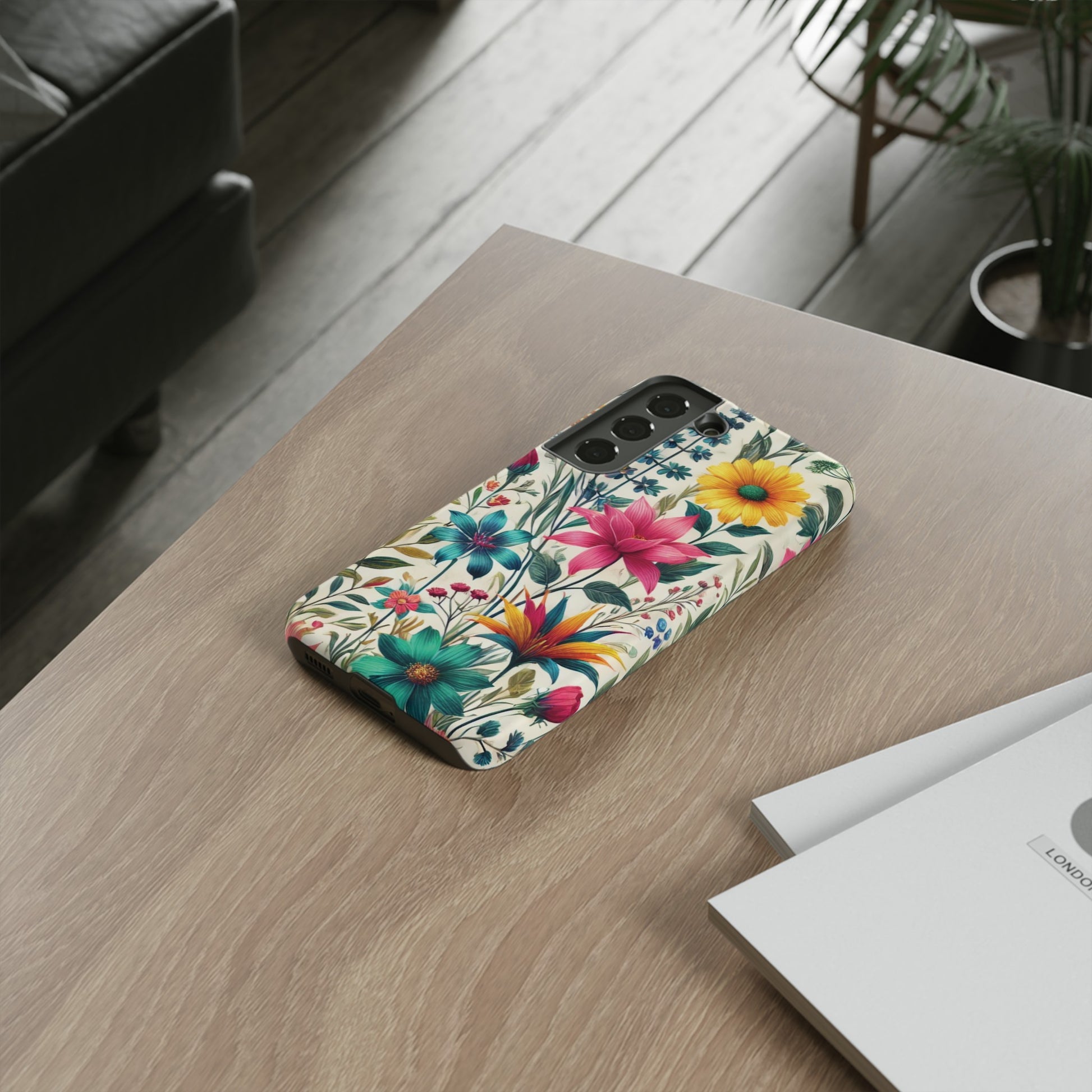 Wildflowers Boho Chic Design Phone Case - Stylish, Protective Cover for All Models Gift for Mom Accessory Gift for Her