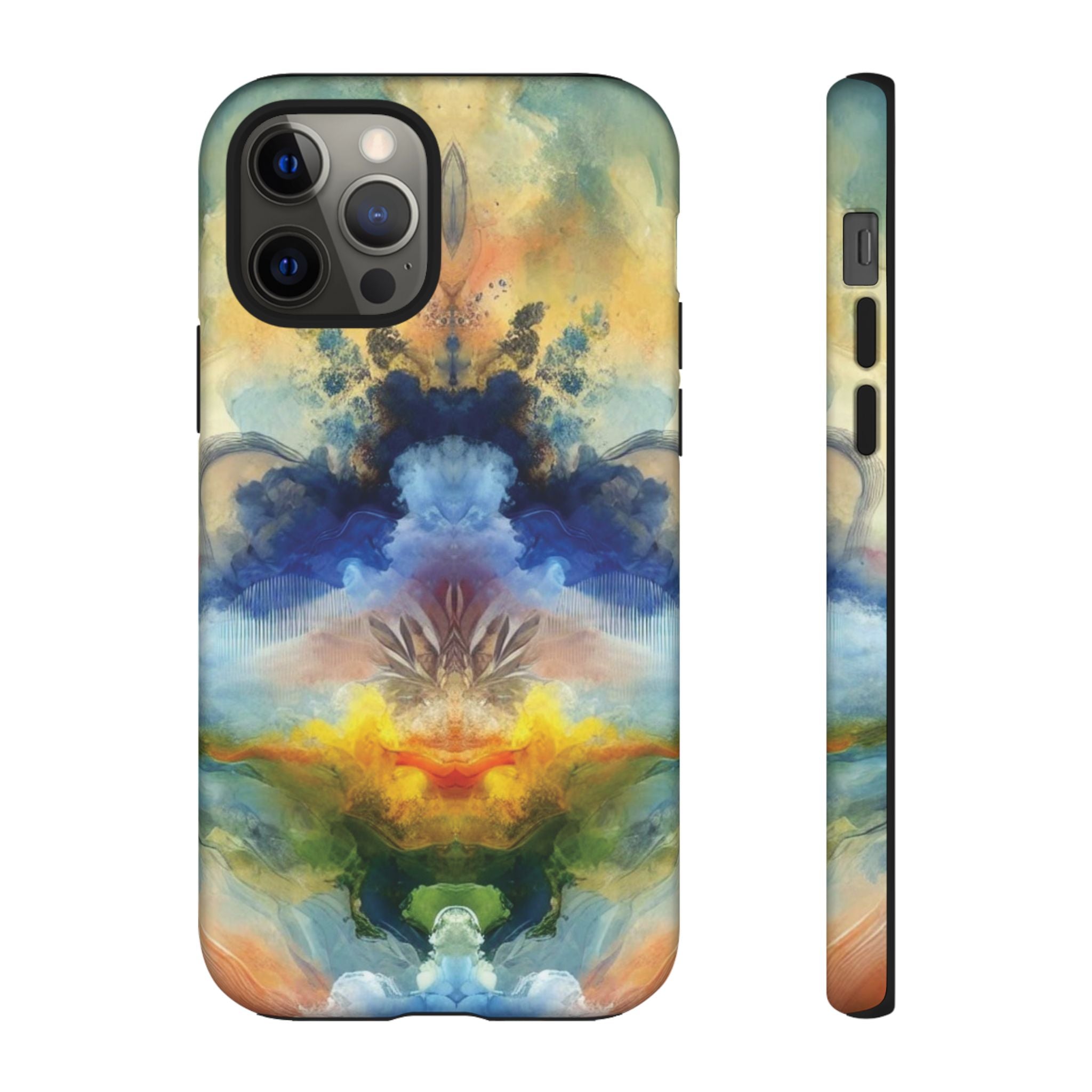 Modern Watercolor Abstract Phone Case Compatible with iPhone, Samsung & More - Stylish, Durable Protection with Vibrant Artistic Design Perfect Gift for Her