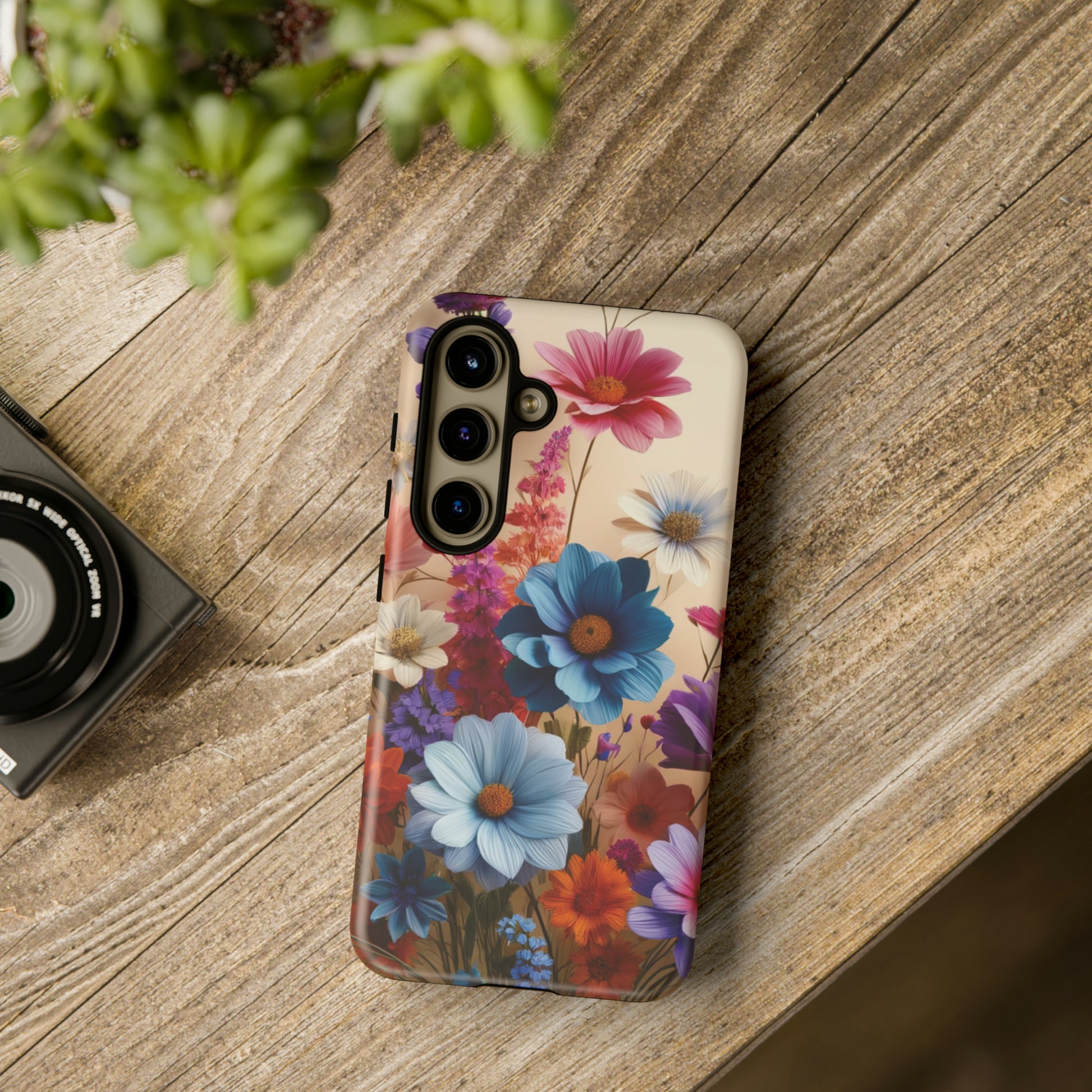Best Phone Case Floral 3D Illusion Luxury Tough Case Floral Elegant Durable Stylish for Modern Devices iPhone 15, Samsung iPhone Samsung Accessory Gift for Her.