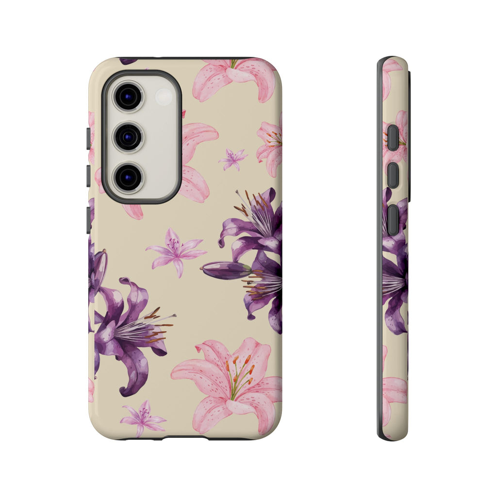 Blooming Tiger Lily Phone Case - Compatible with iPhone, Samsung, and Pixel | Stylish Protective Cover Gift for Her Perfect for Floral Lover