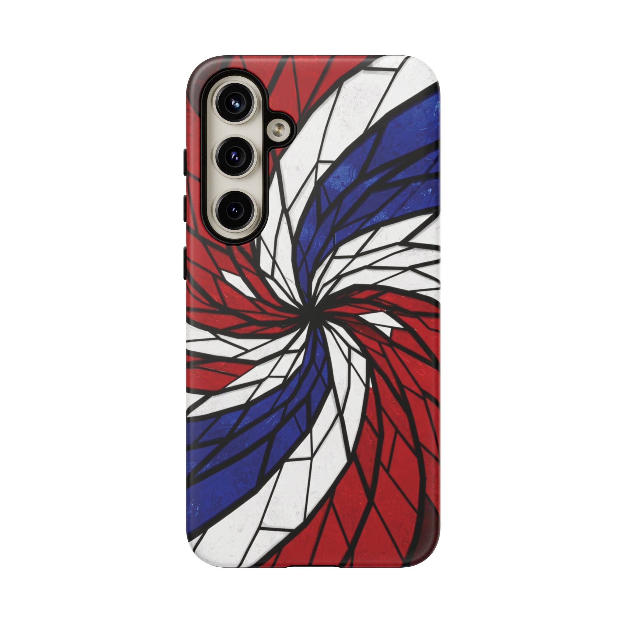 Patriotic Red White & Blue Phone Case – USA Flag Design, Independence Day Gift, Protective Cover for iPhone, Samsung, Pixel