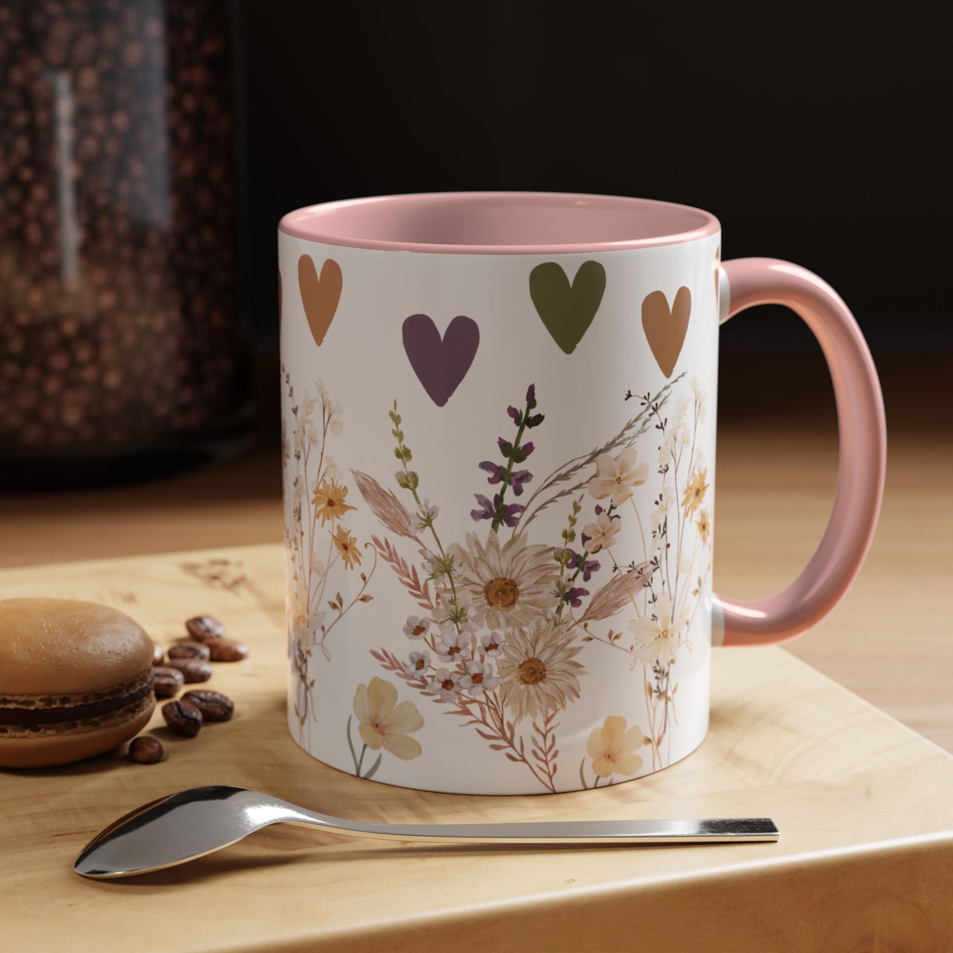 Wildflower Ceramic Mug Elegant Gift for Coffee or Tea Lovers Perfect for Mothers Day Birthdays and Adding Charm to Any Kitchen Gift