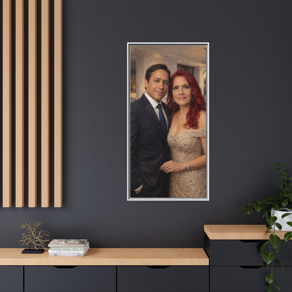 Custom Oil Painting Illusion Canvas – Luxury Portrait Art